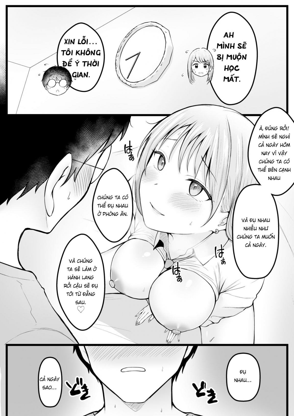 Đọc truyện hentai Joshiryou Kanrinin no Boku wa Gal Ryousei ni Furimawasarete masu - Haru 2
