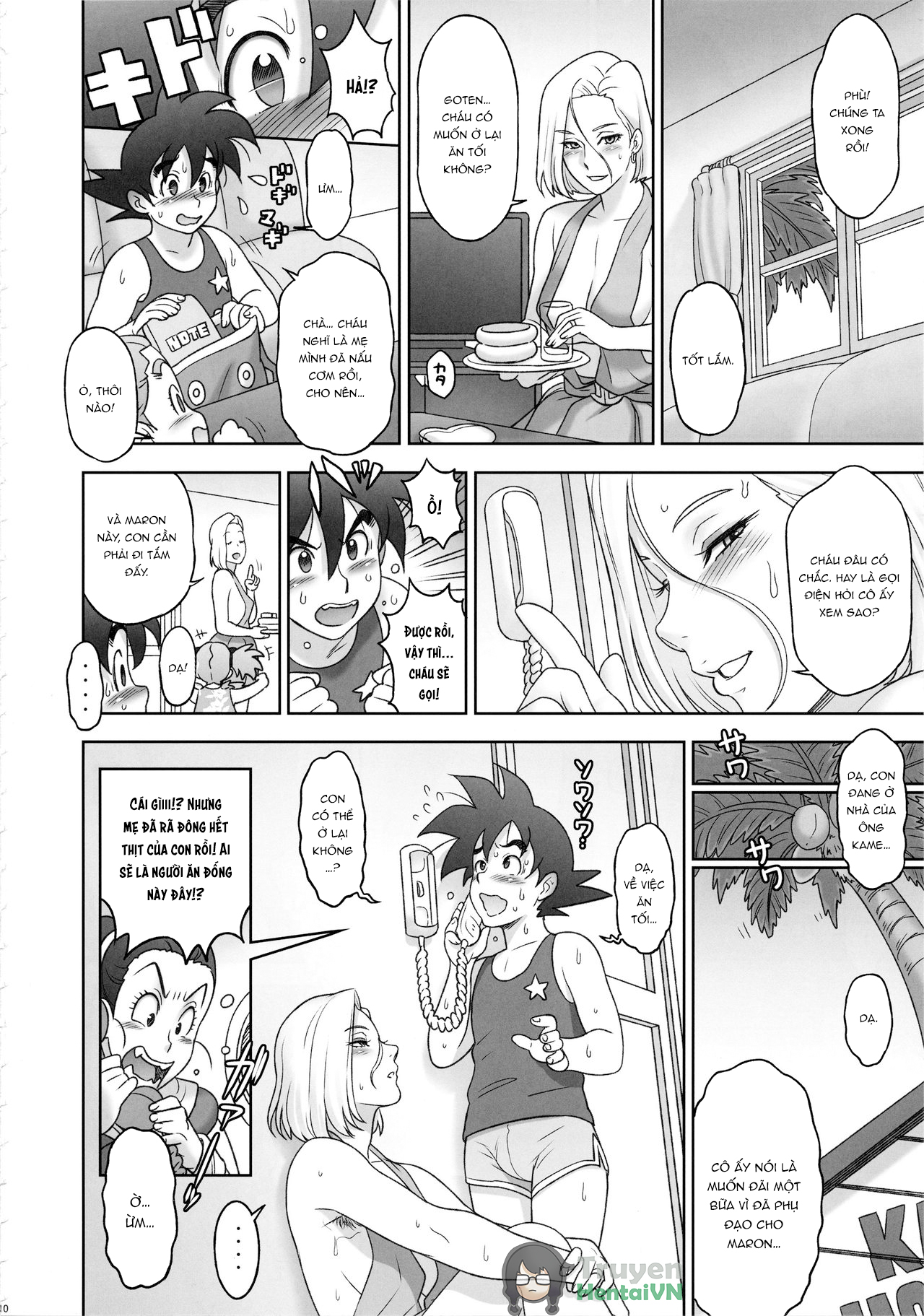 Đọc truyện hentai Songoku thèm được bú sữa - Oneshot