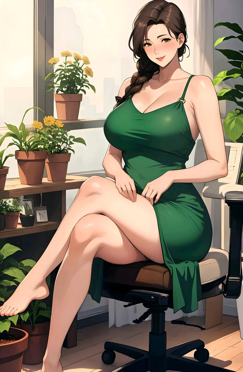 Đọc truyện hentai Tuyển tập Albums Art hentai - Chap 1 -  showing her plants