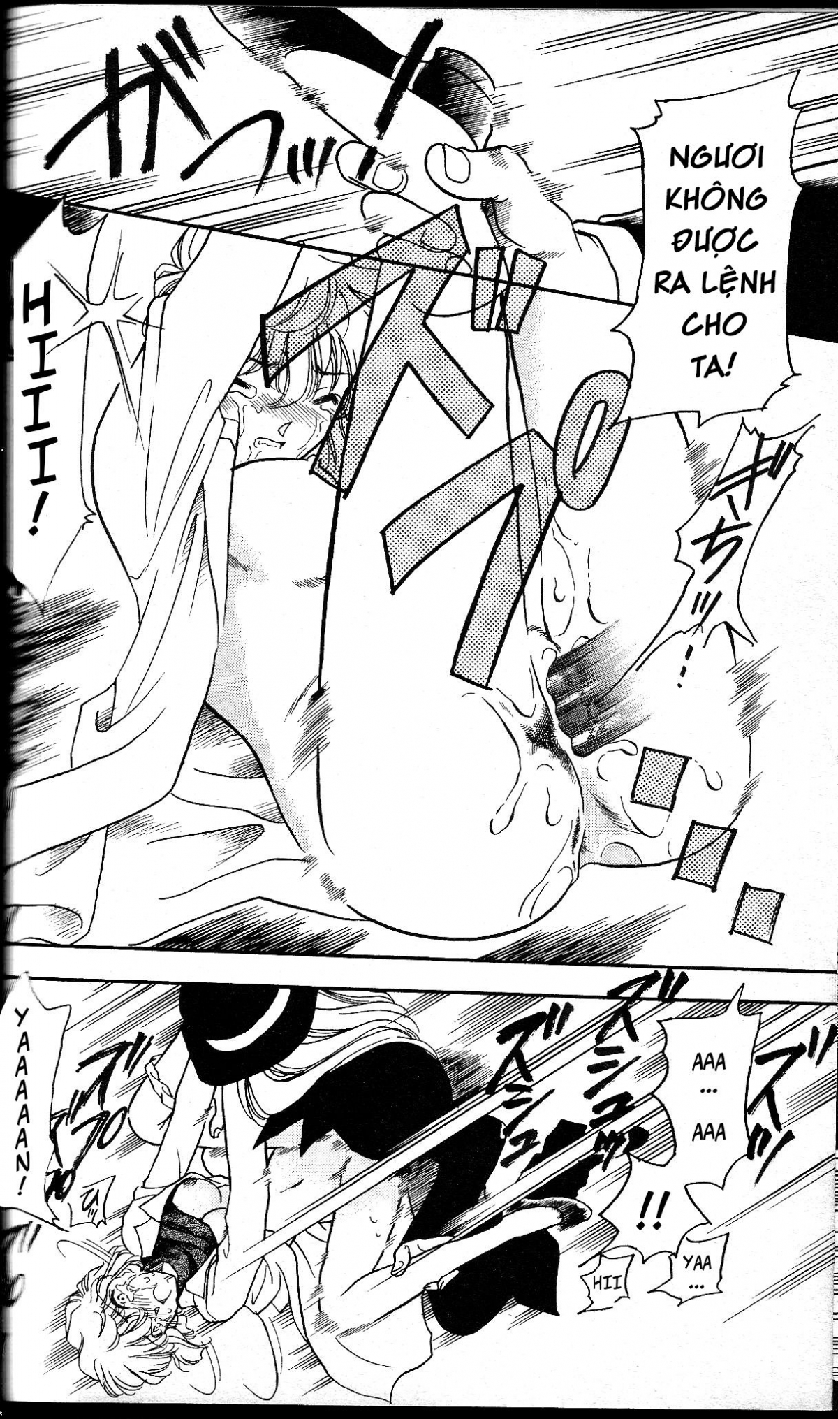 Đọc truyện hentai Sherry và tổ chức áo đen - Oneshot