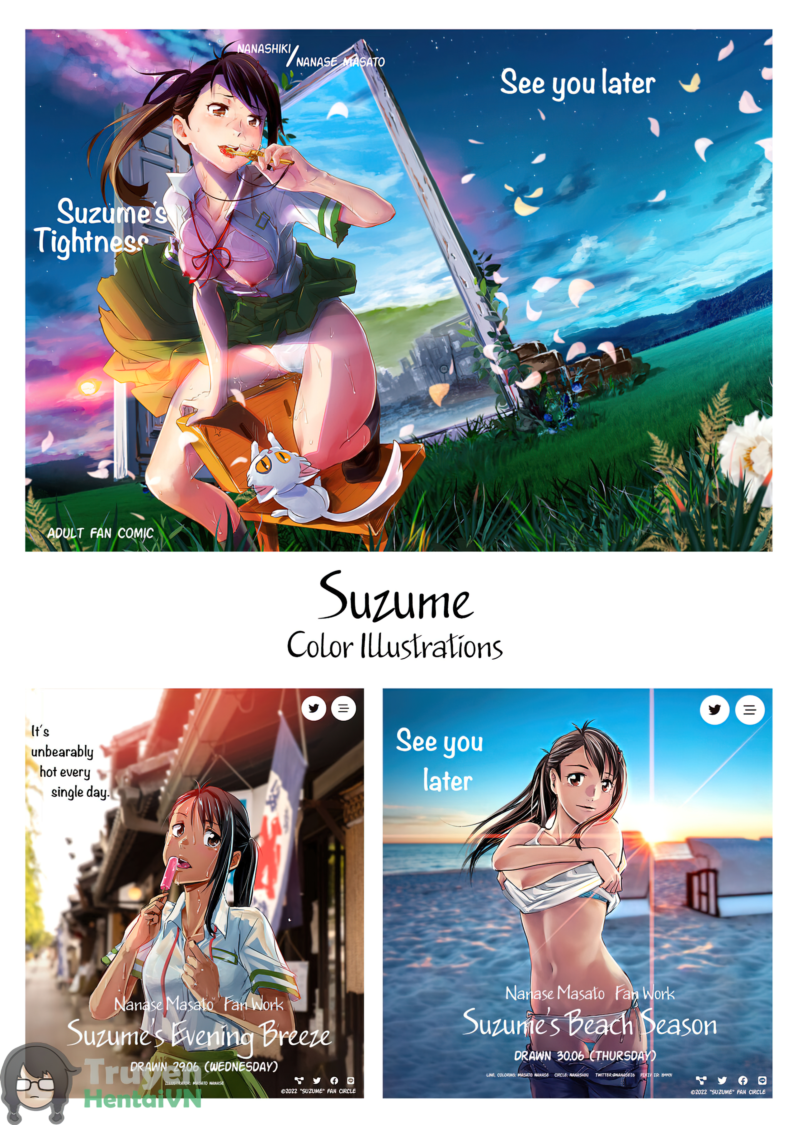 Đọc truyện hentai Mở khóa con bướm của Suzume! - oneshot