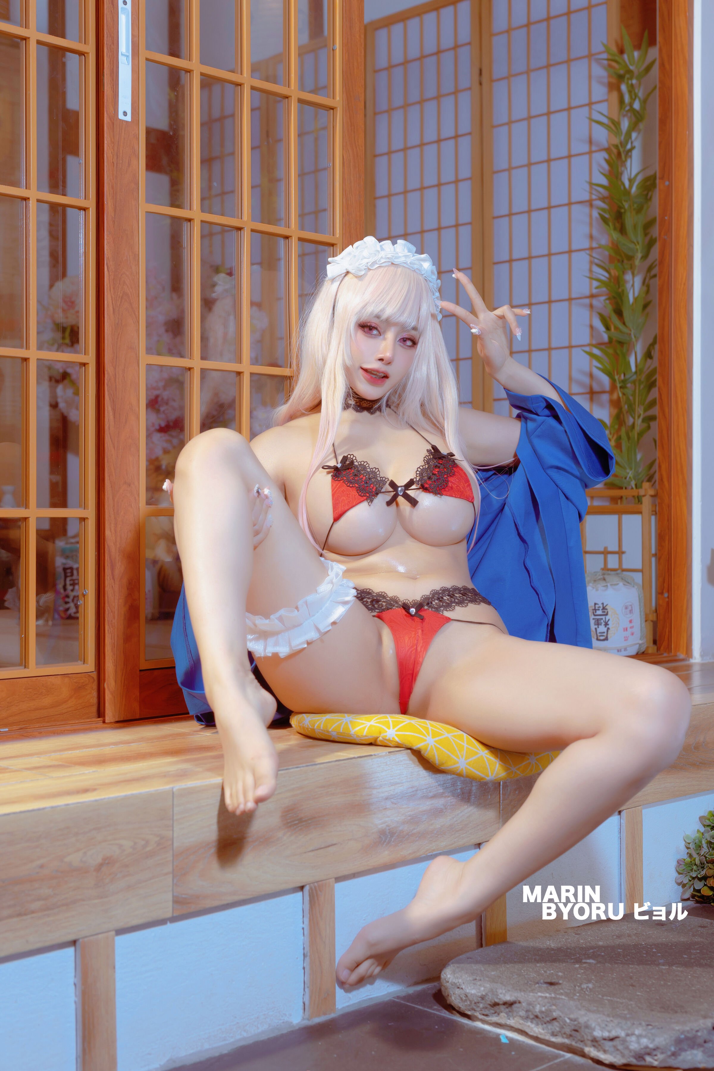 Đọc truyện hentai Tuyển tập Albums siêu phẩm Cosplay - Chap 267 - Byoru-Marin Red
