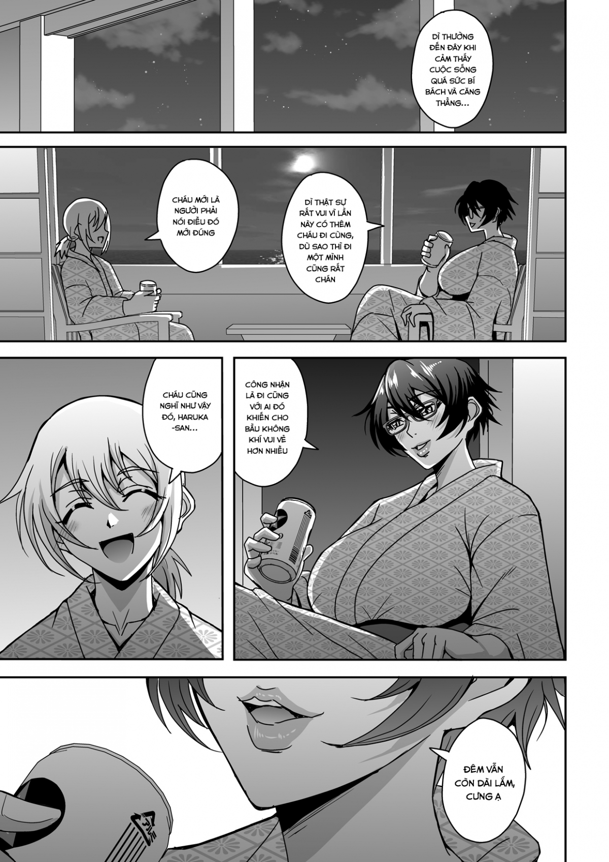 Đọc truyện hentai Alofou độc thân và mối quan hệ với con trai của bạn cô - Chap 2