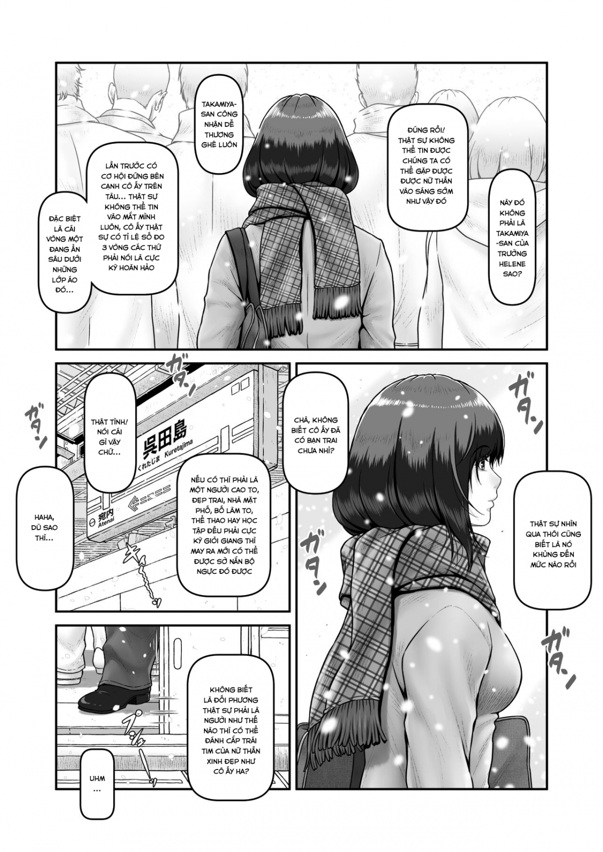 Đọc truyện hentai Cô bé mùa đông trên tàu điện ngầm - Oneshot