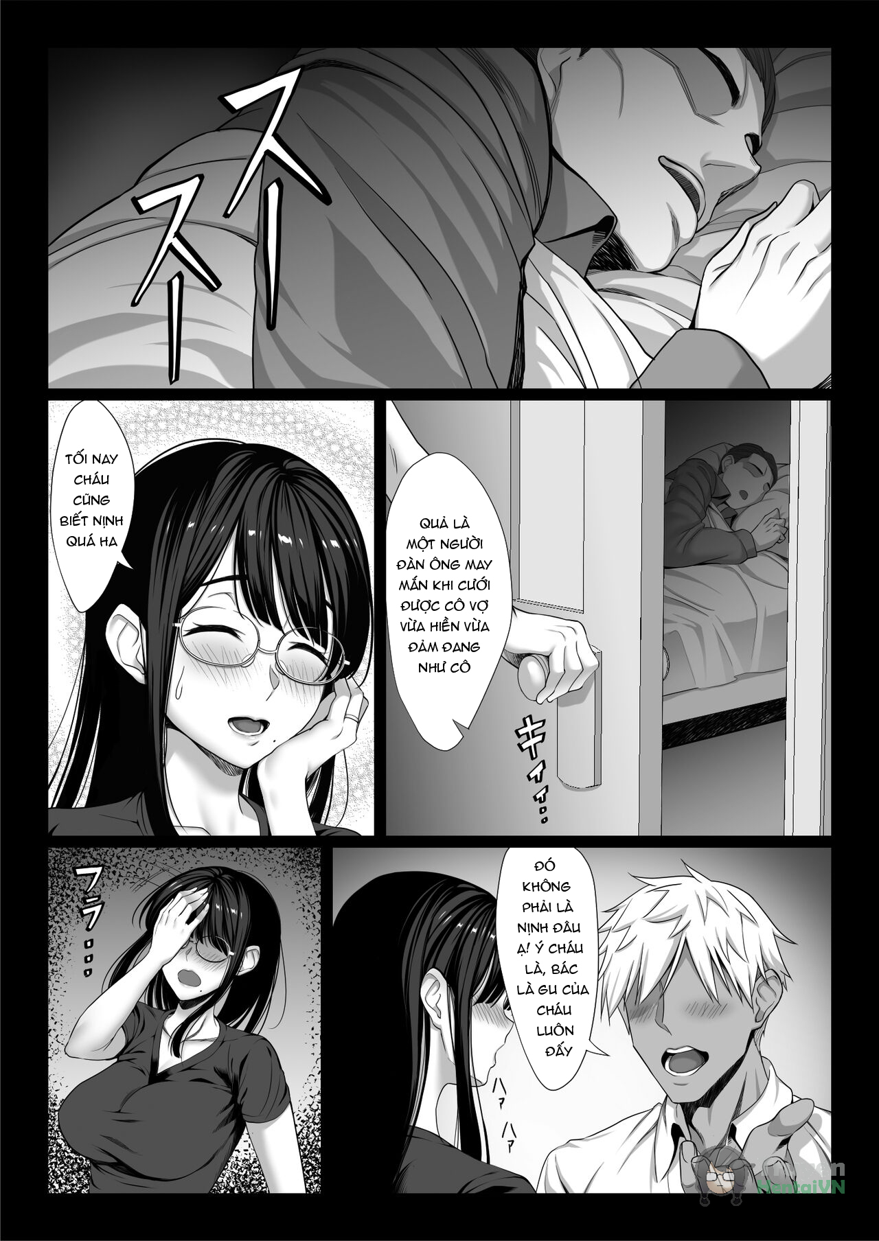 Đọc truyện hentai Jimi na Hitozuma ga Toshishita Chinpo de Maso Ochi suru Hanashi - Oneshot