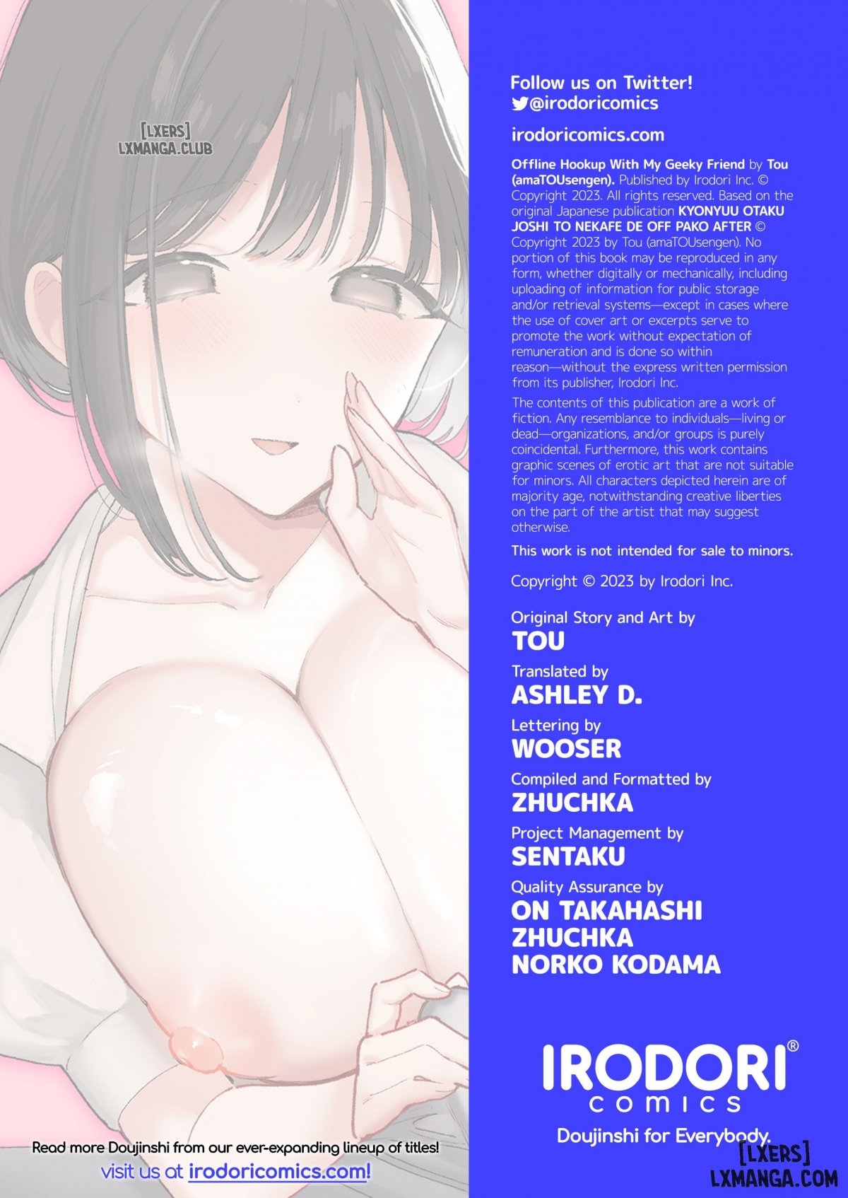 Đọc truyện hentai Kyonyuu Otaku Joshi to NeCafe de Off-Pako - Oneshot