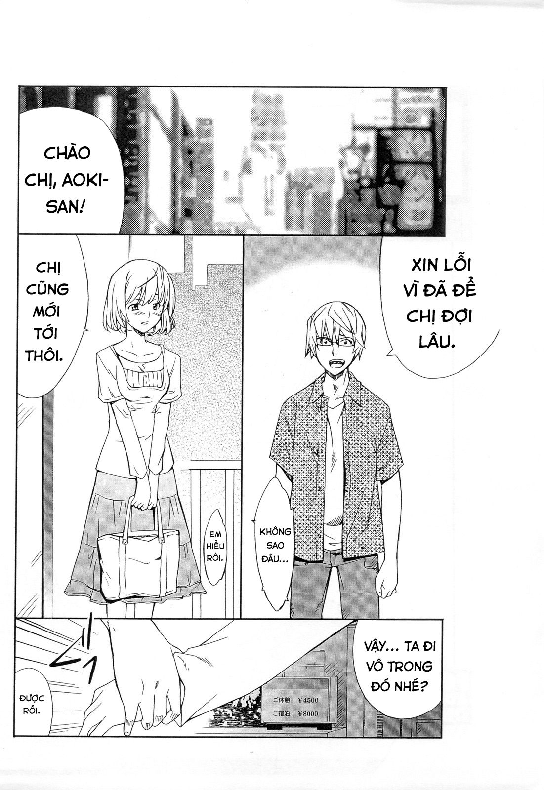 Đọc truyện hentai Kinh nghiệm tích lũy của Aoki-san - Oneshot