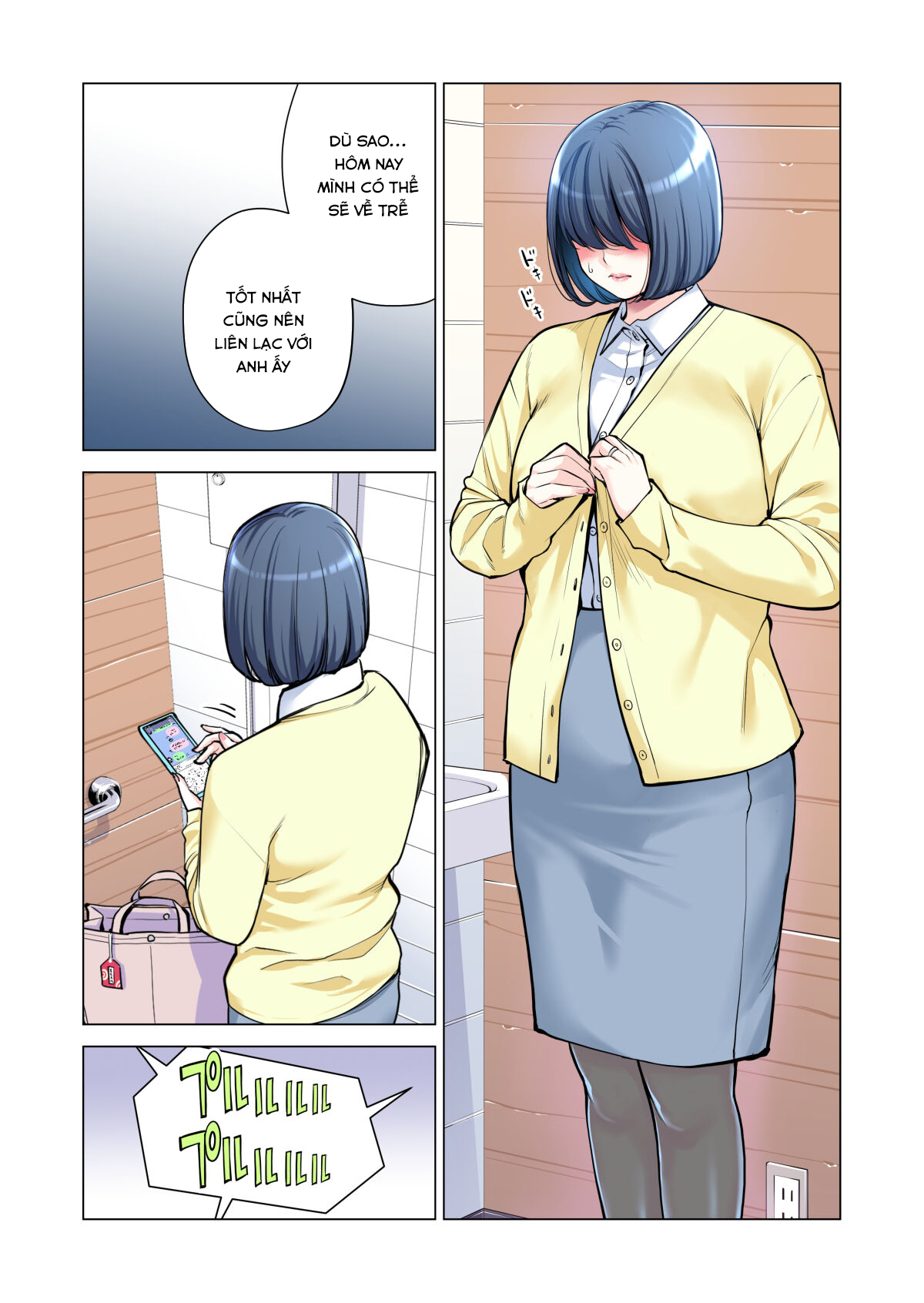 Đọc truyện hentai Jichikai no Hitozuma wa Totemo H deshita Chap 3