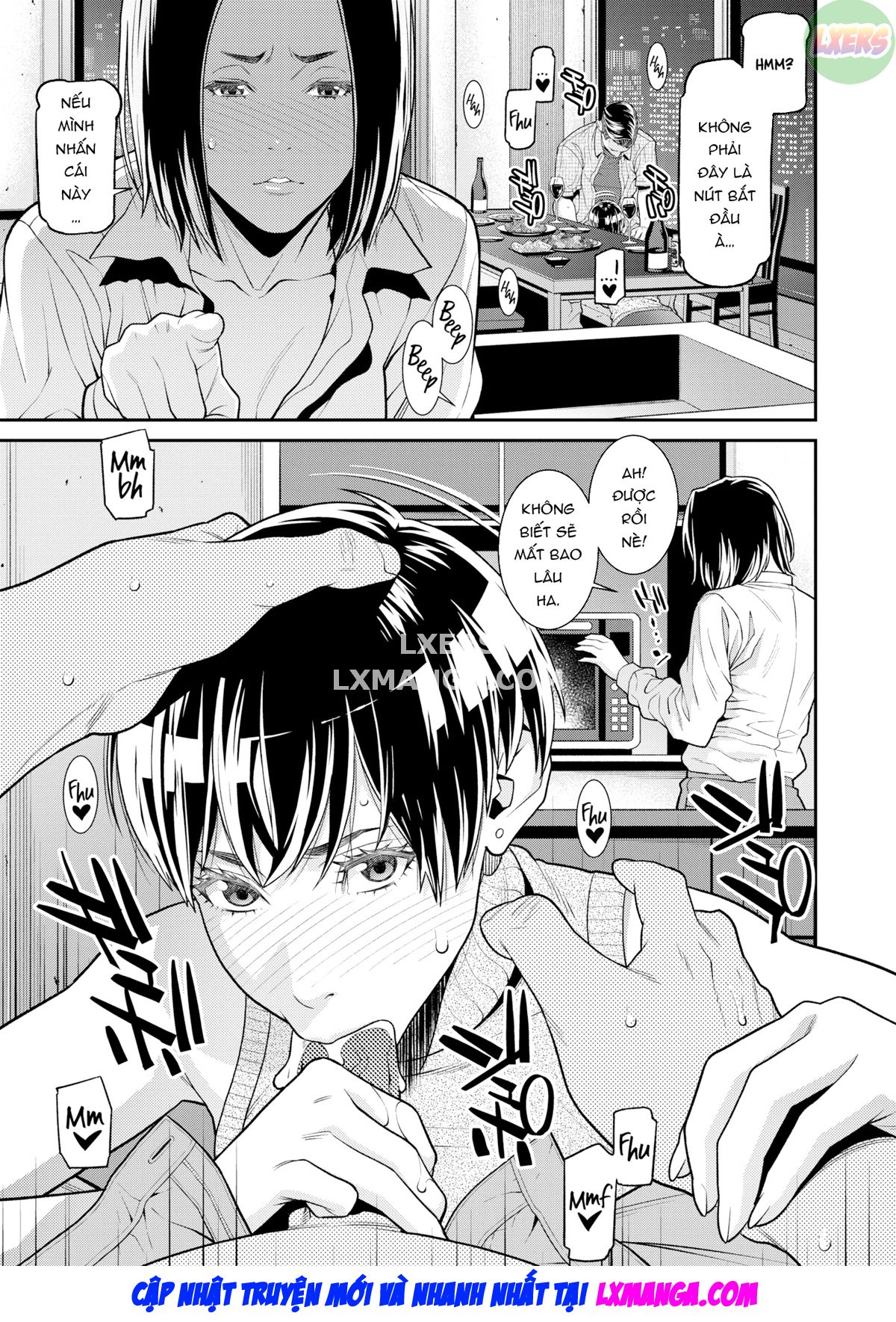 Đọc truyện hentai Cấp dưới được vợ đưa về nhà hóa ra lại là bạn gái cũ - Chap 1