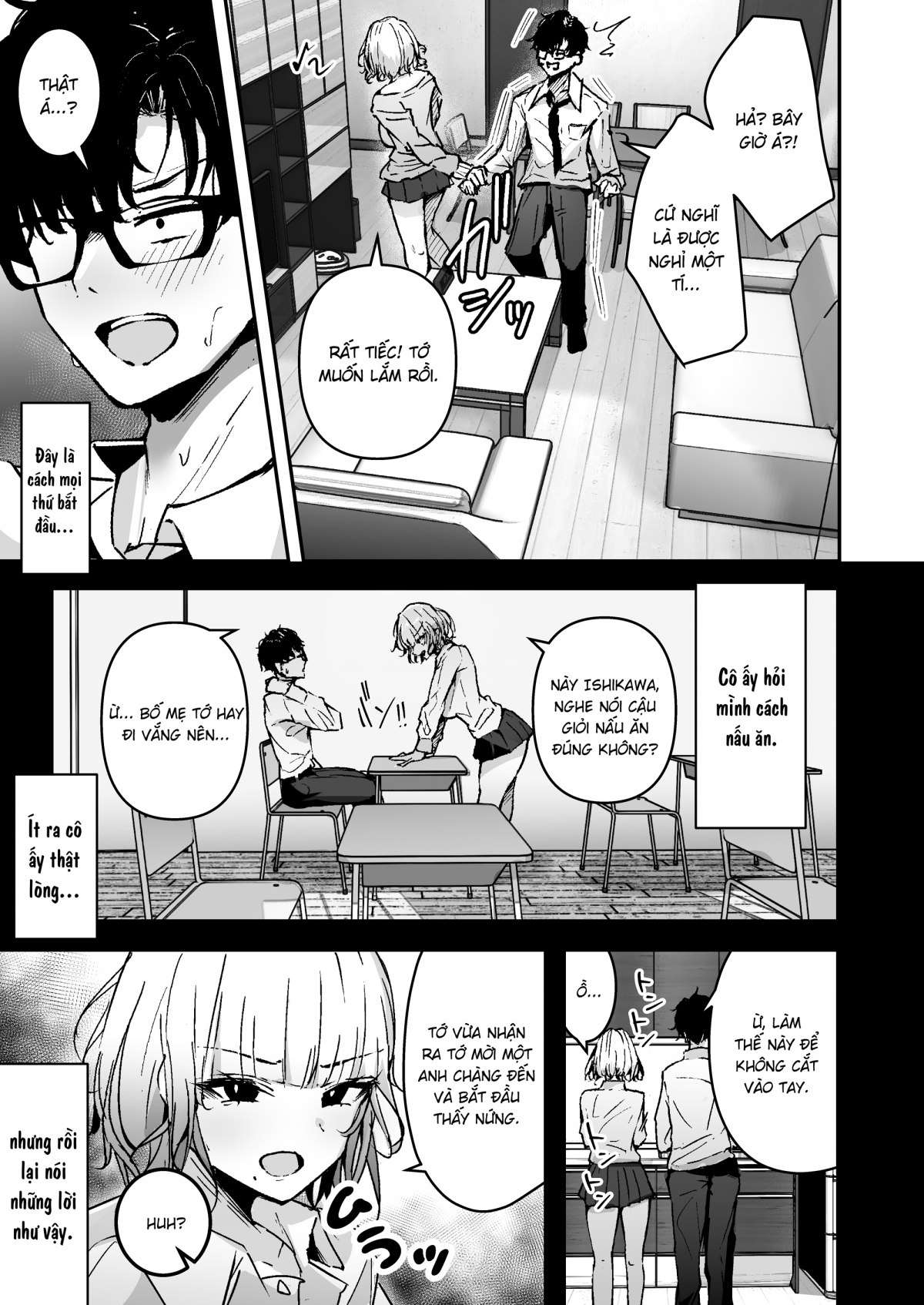 Đọc truyện hentai Cô nàng Gyaru tóc vàng ngực khủng coi tôi như một tên trai bao - Oneshotshotshotshotshot