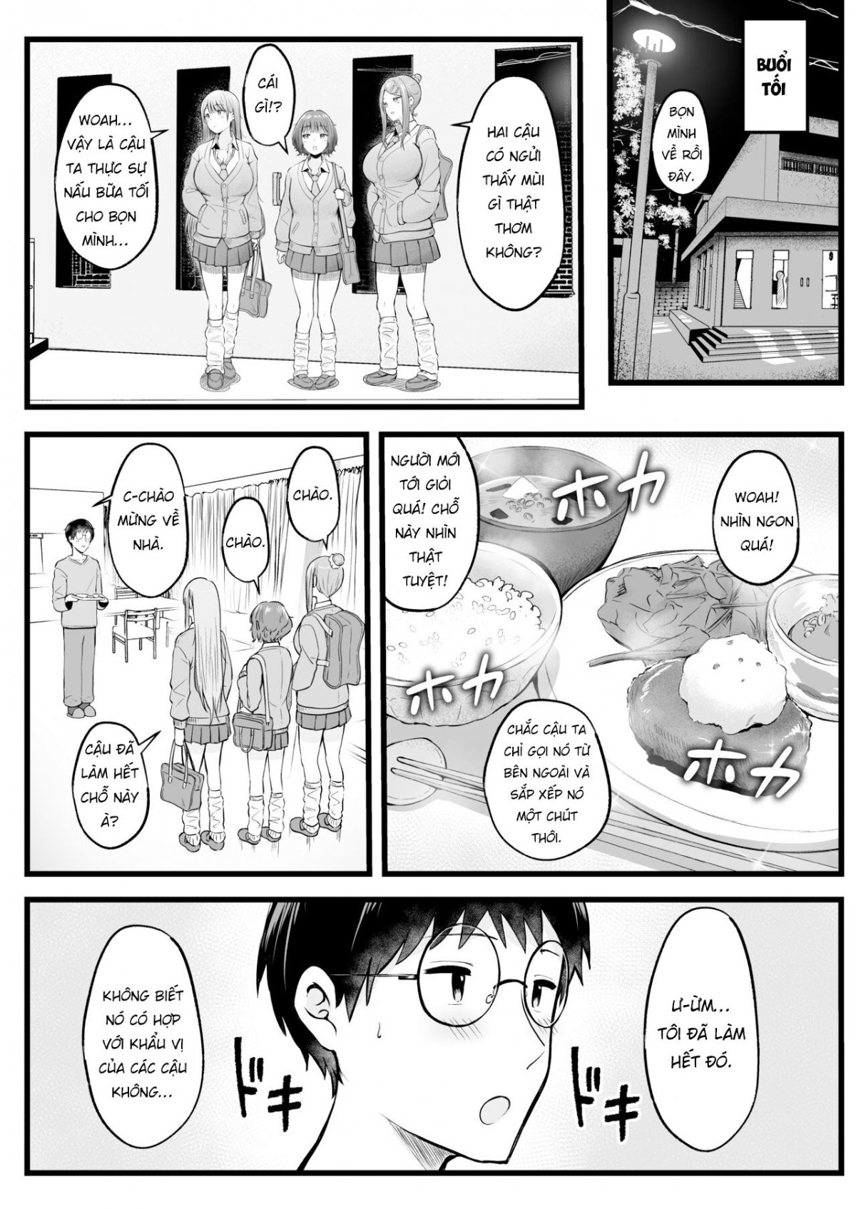Đọc truyện hentai Joshiryou Kanrinin no Boku wa Gal Ryousei ni Furimawasarete masu - Haru 1