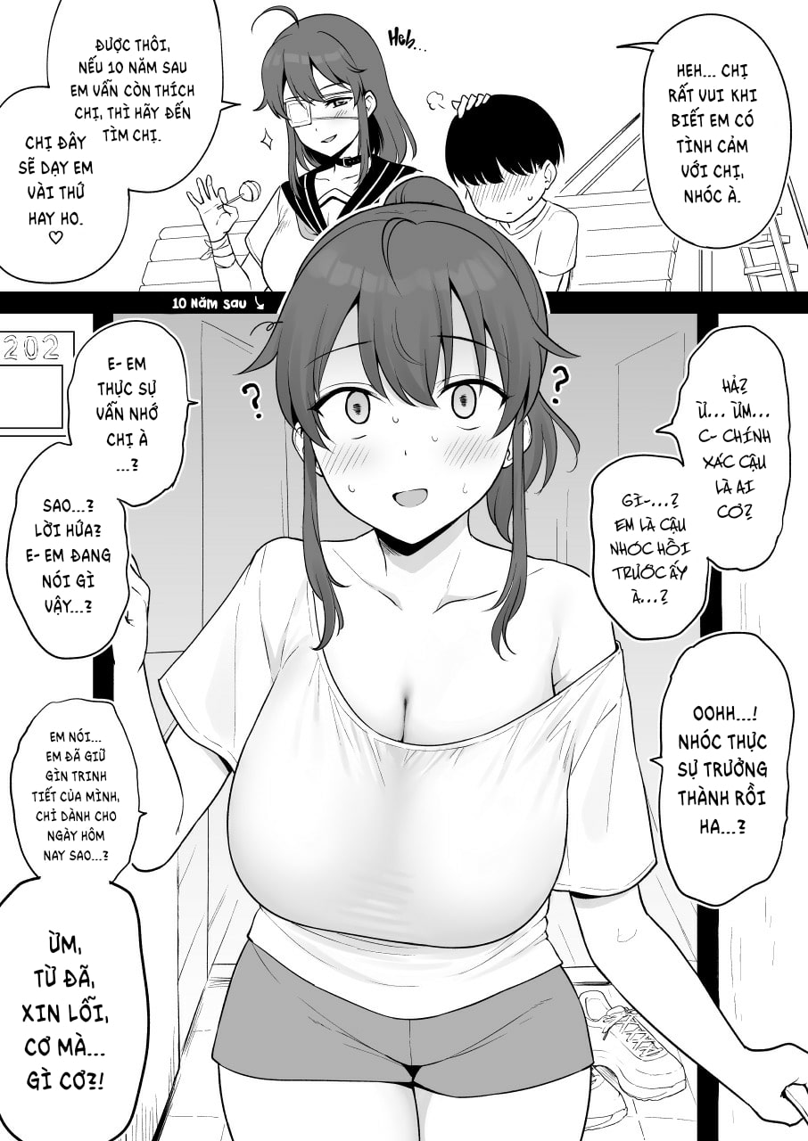 Đọc truyện hentai Lời hứa 10 năm với cậu bé hàng xóm - 1 Bắn