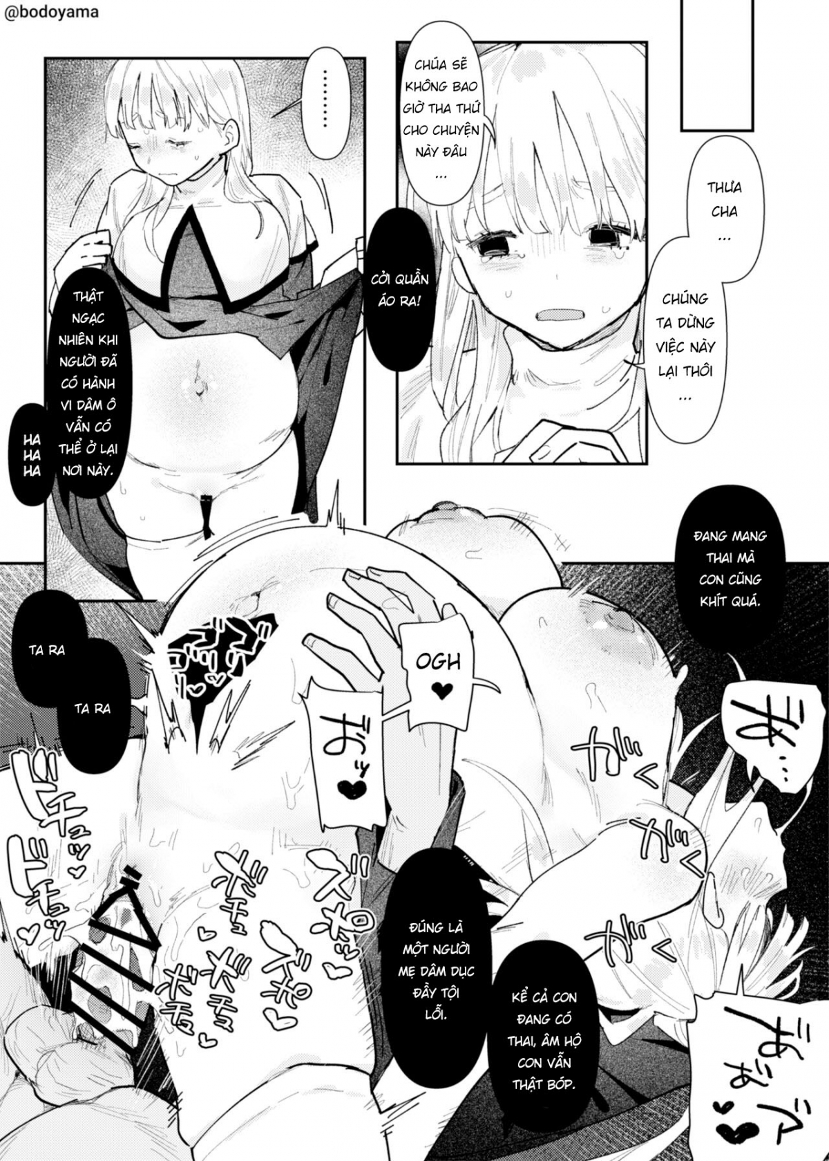 Đọc truyện hentai Một nữ tu bị một linh mục độc ác buộc phải tà dâm Oneshot