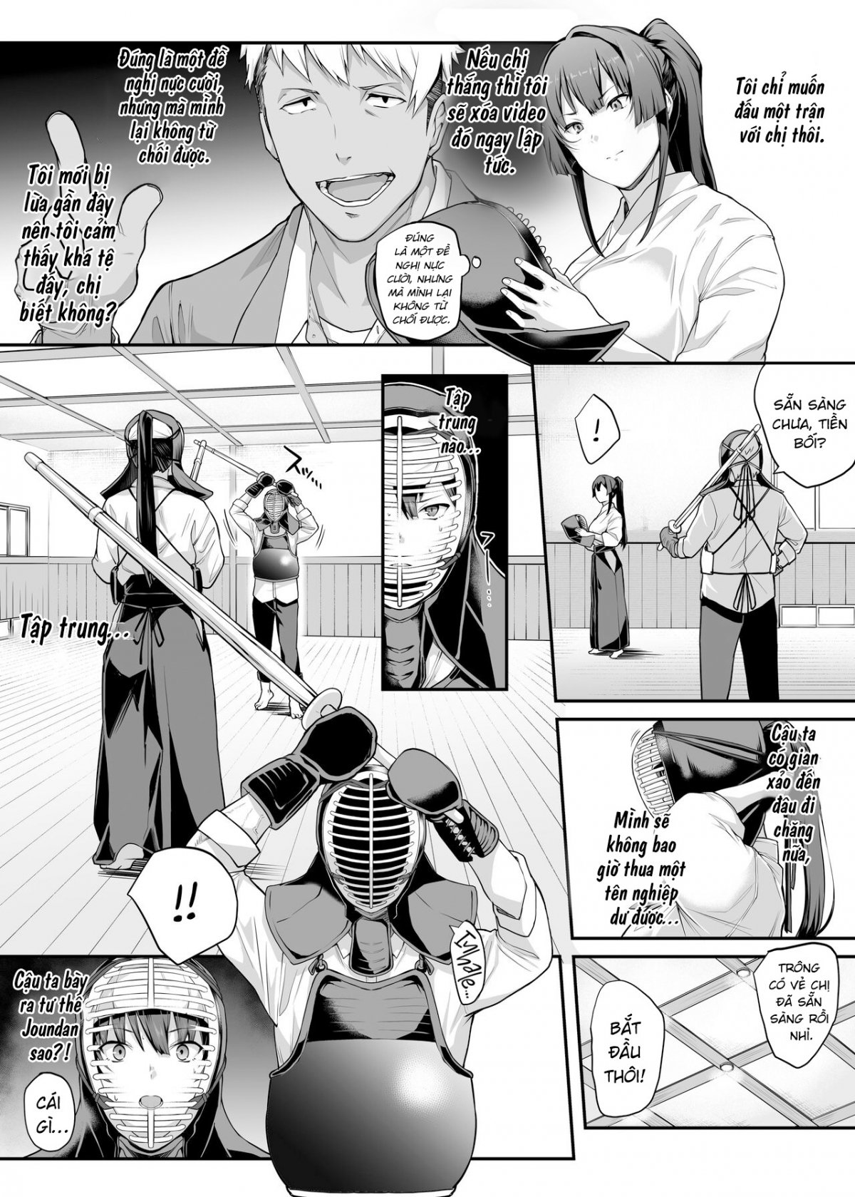 Đọc truyện hentai Kendoubu Shushou de Osananajimi no Bijin de Tsuyoi Boku no Kanojo ga, Charao ni Assari Otosareru Wake ga Nai - Oneshot