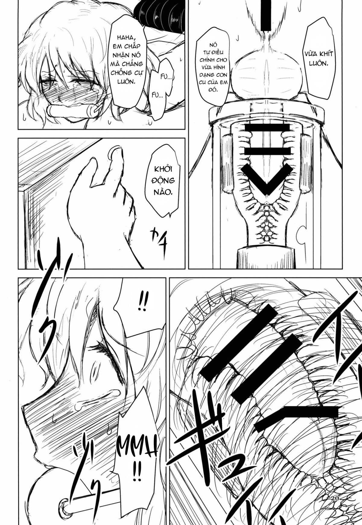 Đọc truyện hentai Innyuu Futanari Bourei Shoujo Zoku Oneshot