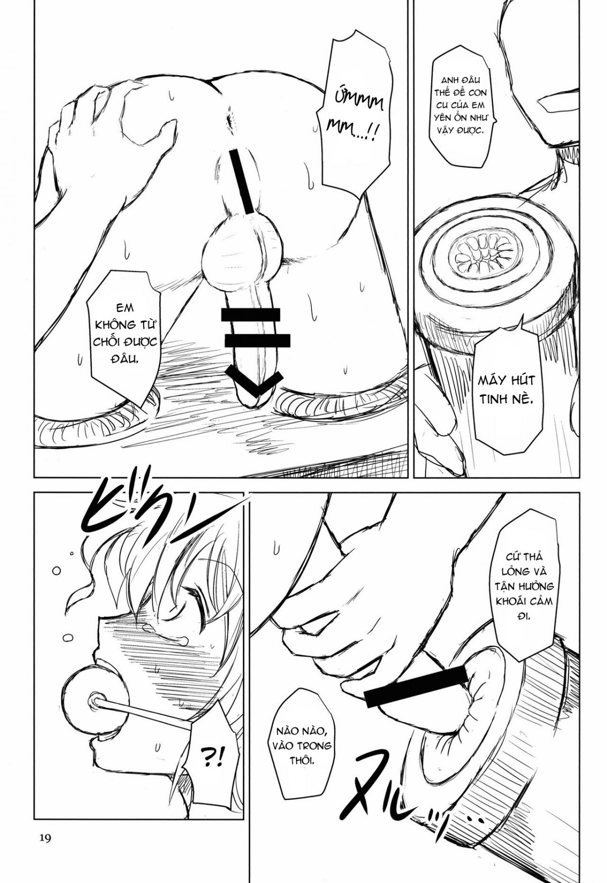 Đọc truyện hentai Innyuu Futanari Bourei Shoujo Zoku Oneshot