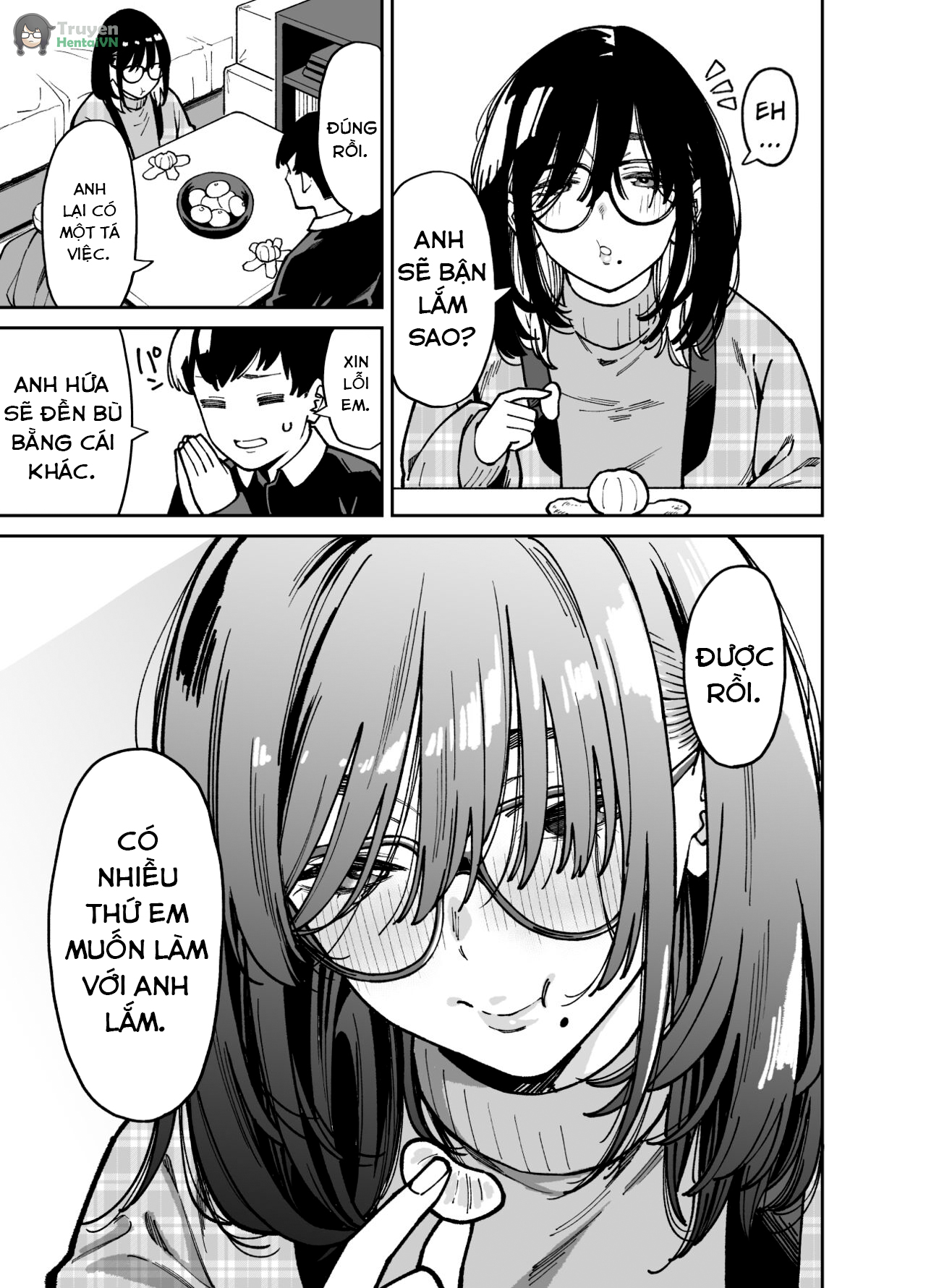 Đọc truyện hentai Comforted by the Sloppy Girl Next Door - chap 2