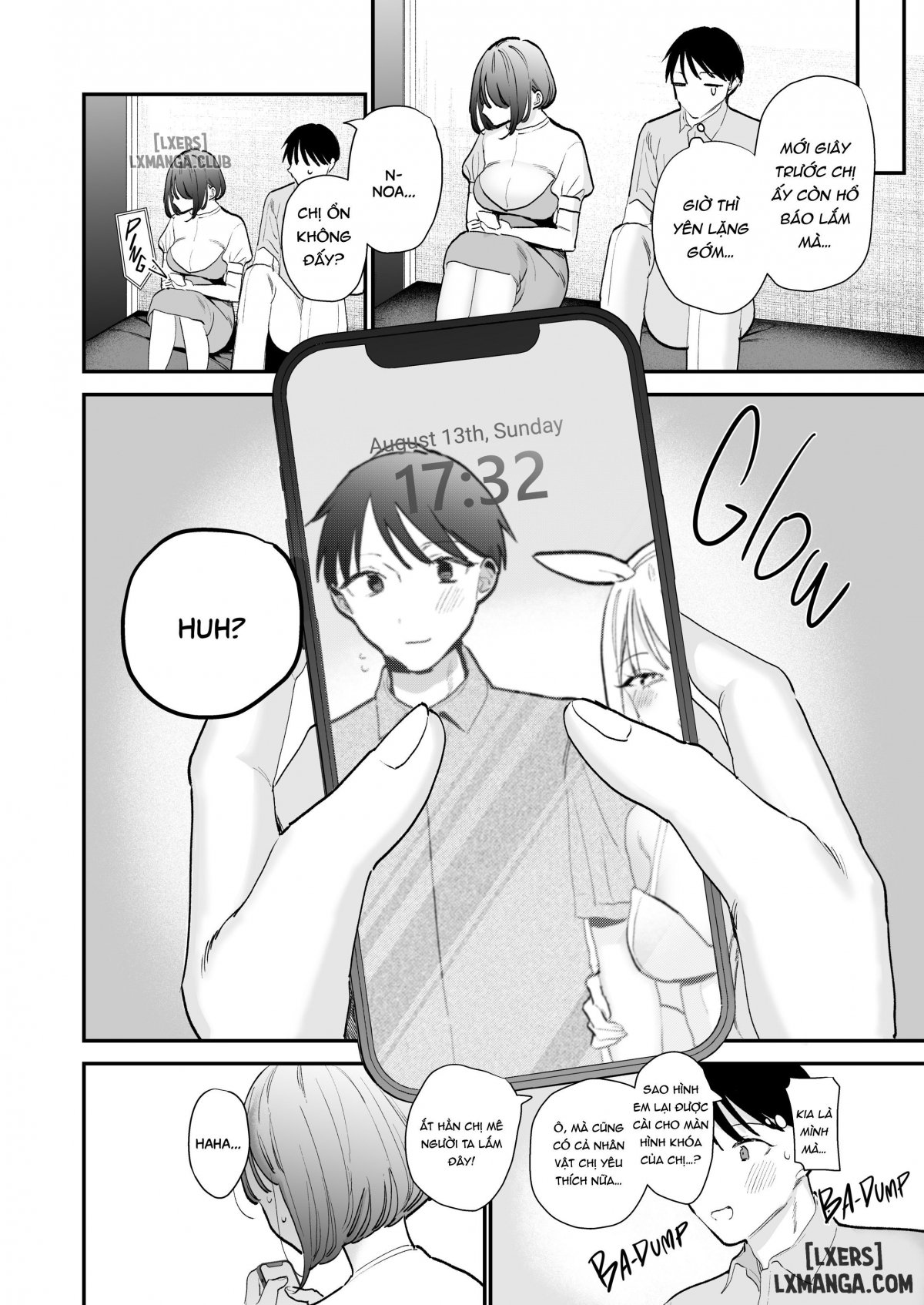 Đọc truyện hentai Kyonyuu Otaku Joshi to NeCafe de Off-Pako - Oneshot