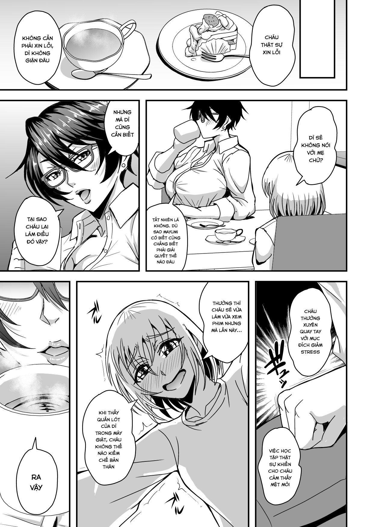 Đọc truyện hentai Alofou độc thân và mối quan hệ với con trai của bạn cô - Chap 1