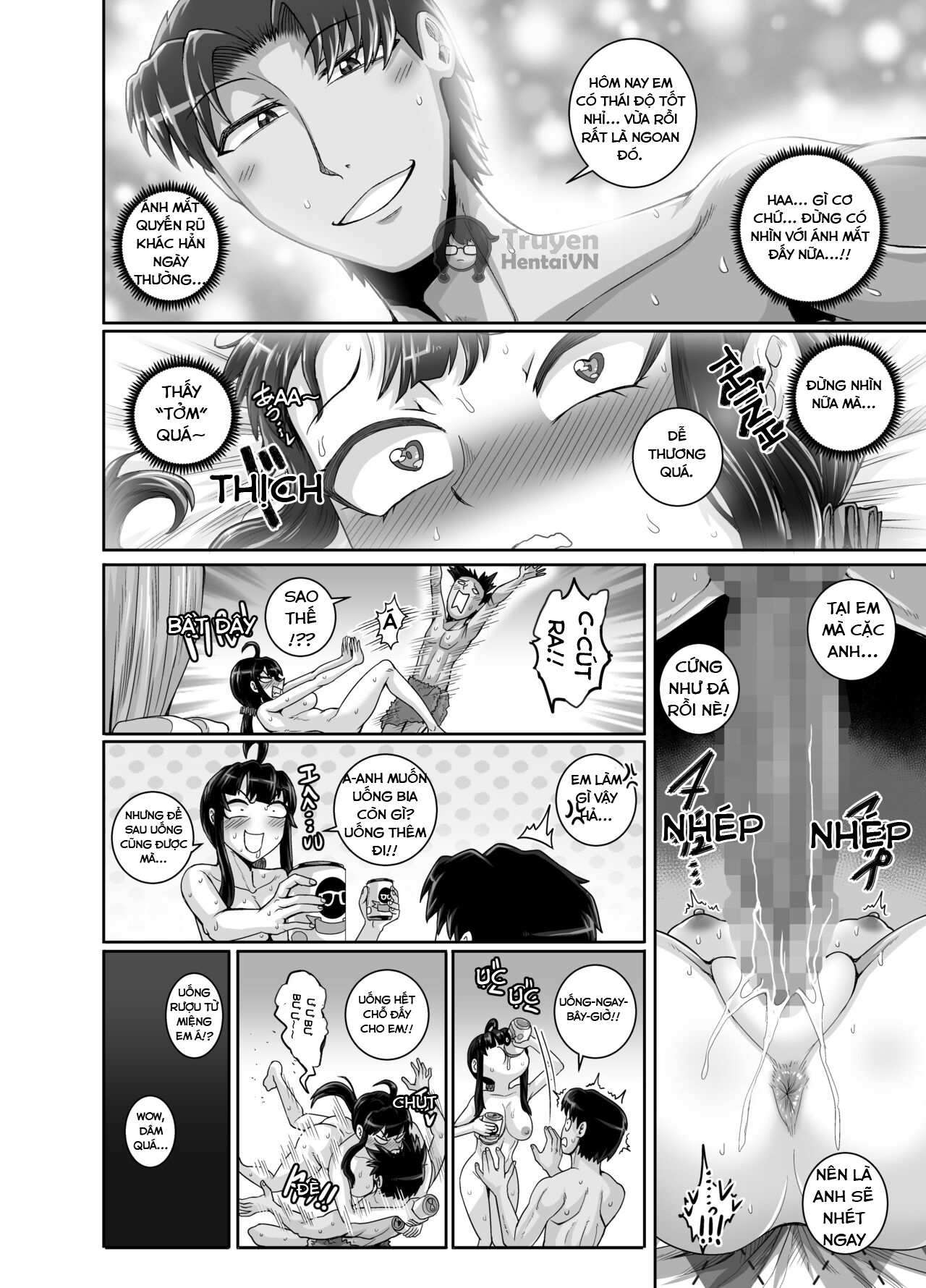 Đọc truyện hentai Dạy dỗ con em gái phiền phức này bằng cá chà bặc - Chap 4