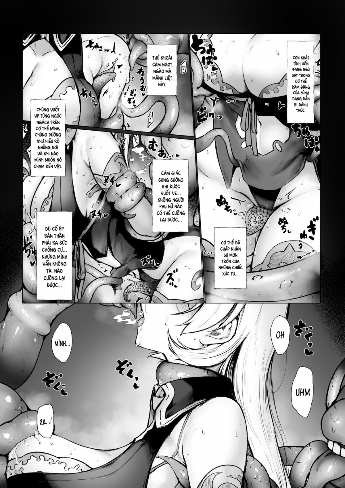 Đọc truyện hentai Shokushu ni Tsukamatchatta - Oneshot