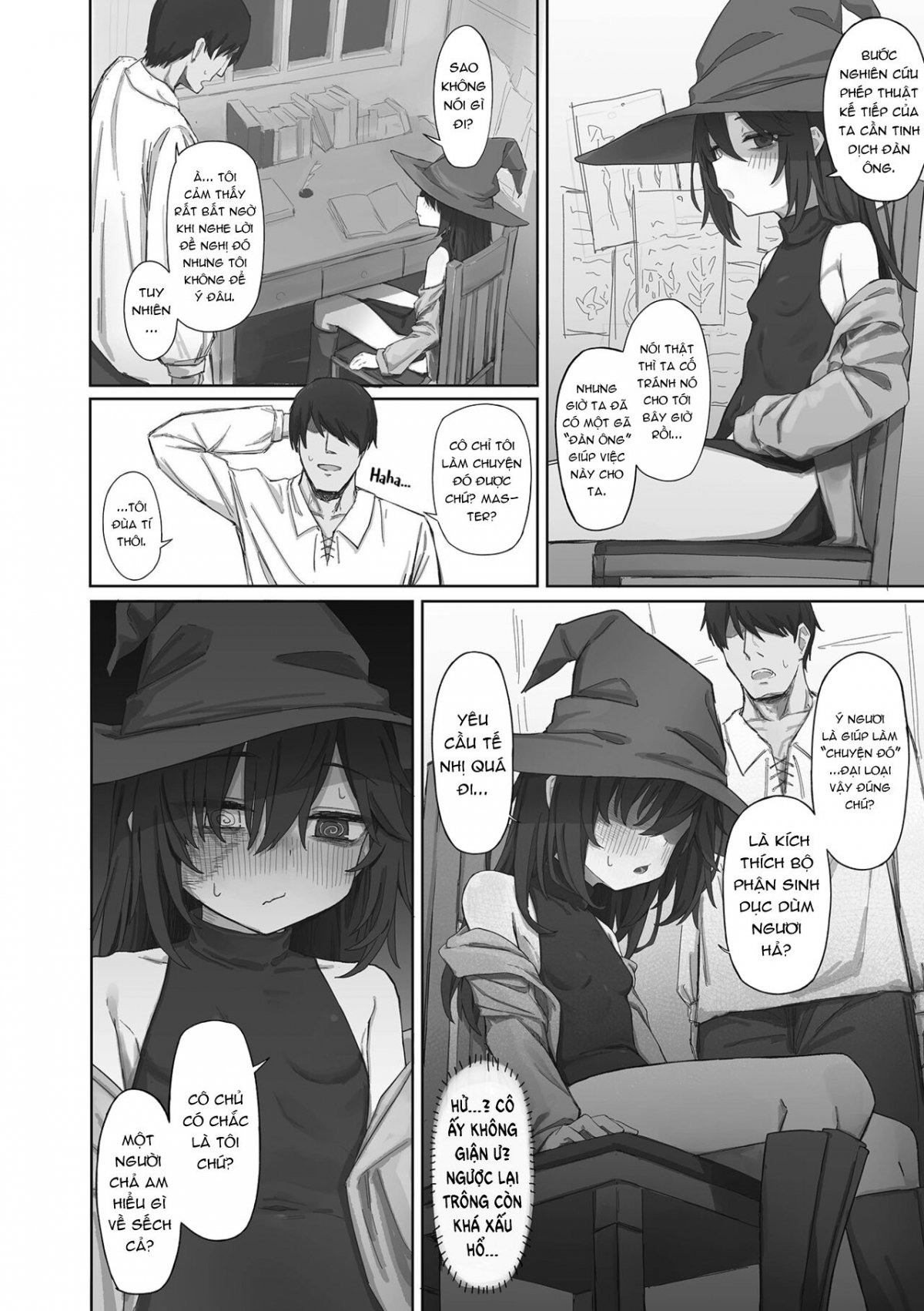 Đọc truyện hentai Bé phù thủy dâm đãng nuông chiều đệ tử - Oneshot