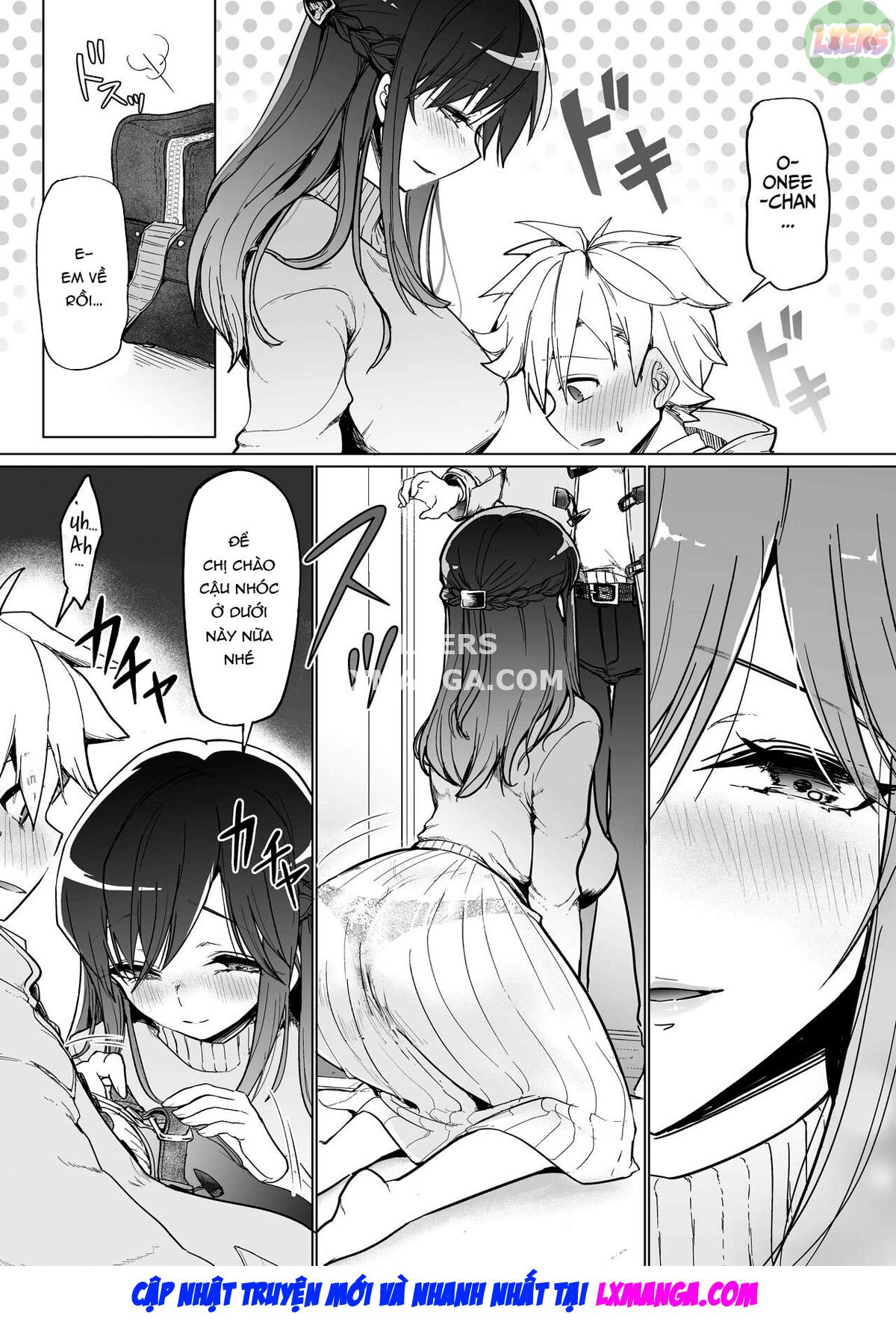 Đọc truyện hentai Máy chủ tinh dịch của chị gái tôi - Oneshot