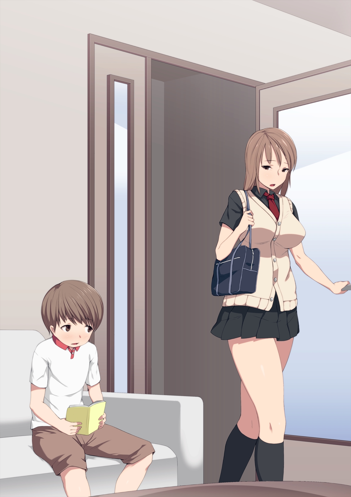 Đọc truyện hentai Ane no Karada ni Kyoumi Shinshin na Otouto-kun - Oneshot