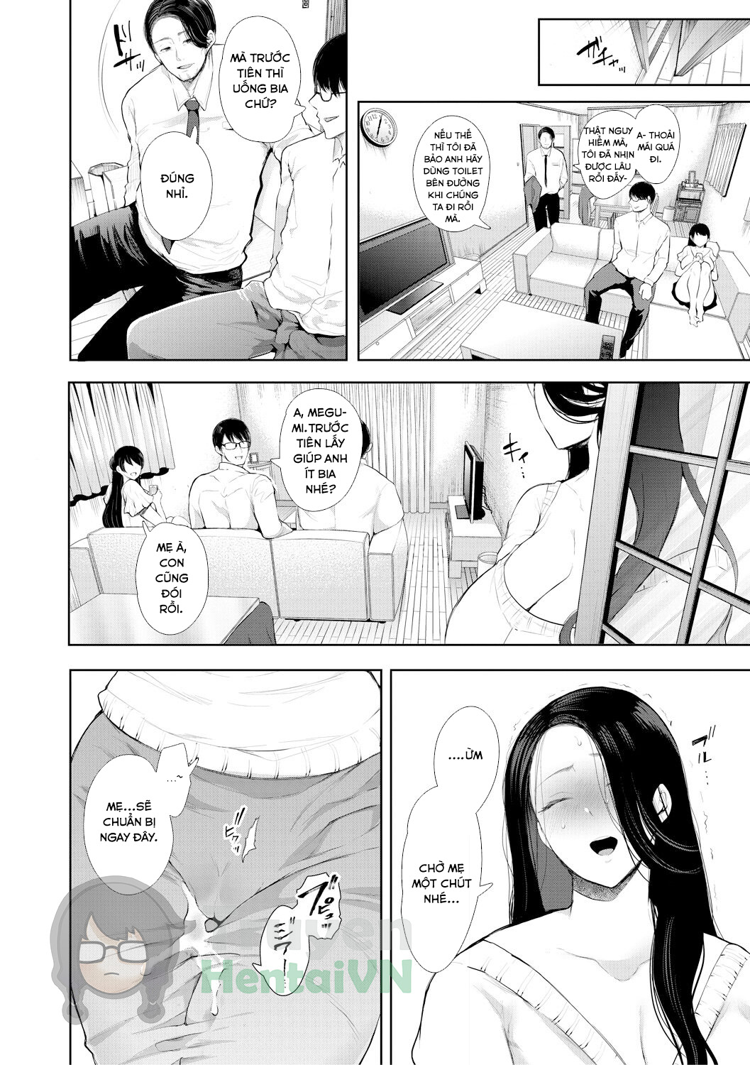 Đọc truyện hentai Netorareta Hitozuma [JP] - Chap 1