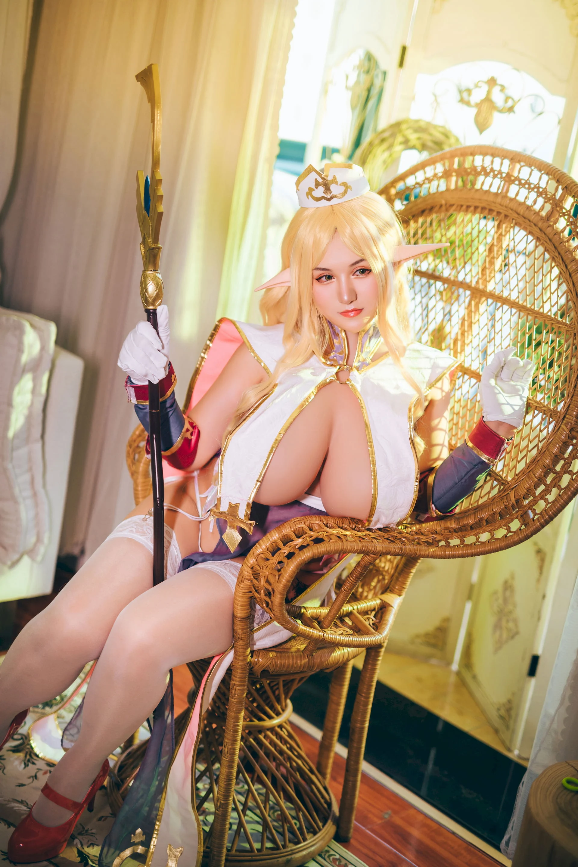 Đọc truyện hentai Tuyển tập Albums siêu phẩm Cosplay - Chap 713 - Summer Pigeon - Priscilla in Elf Village