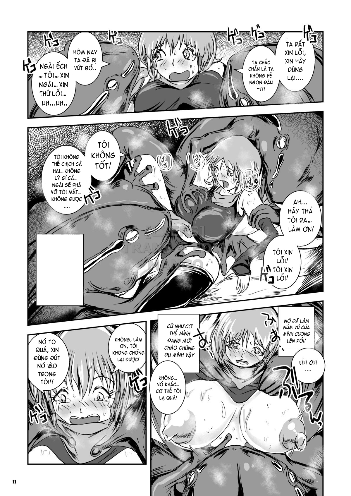 Đọc truyện hentai Atsui Suana De Ase-Ippai No Kaeru Kan - Oneshot