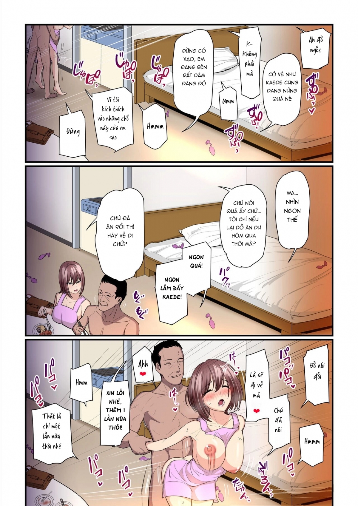 Đọc truyện hentai Kaede-chan và Bố đường - Chap 1