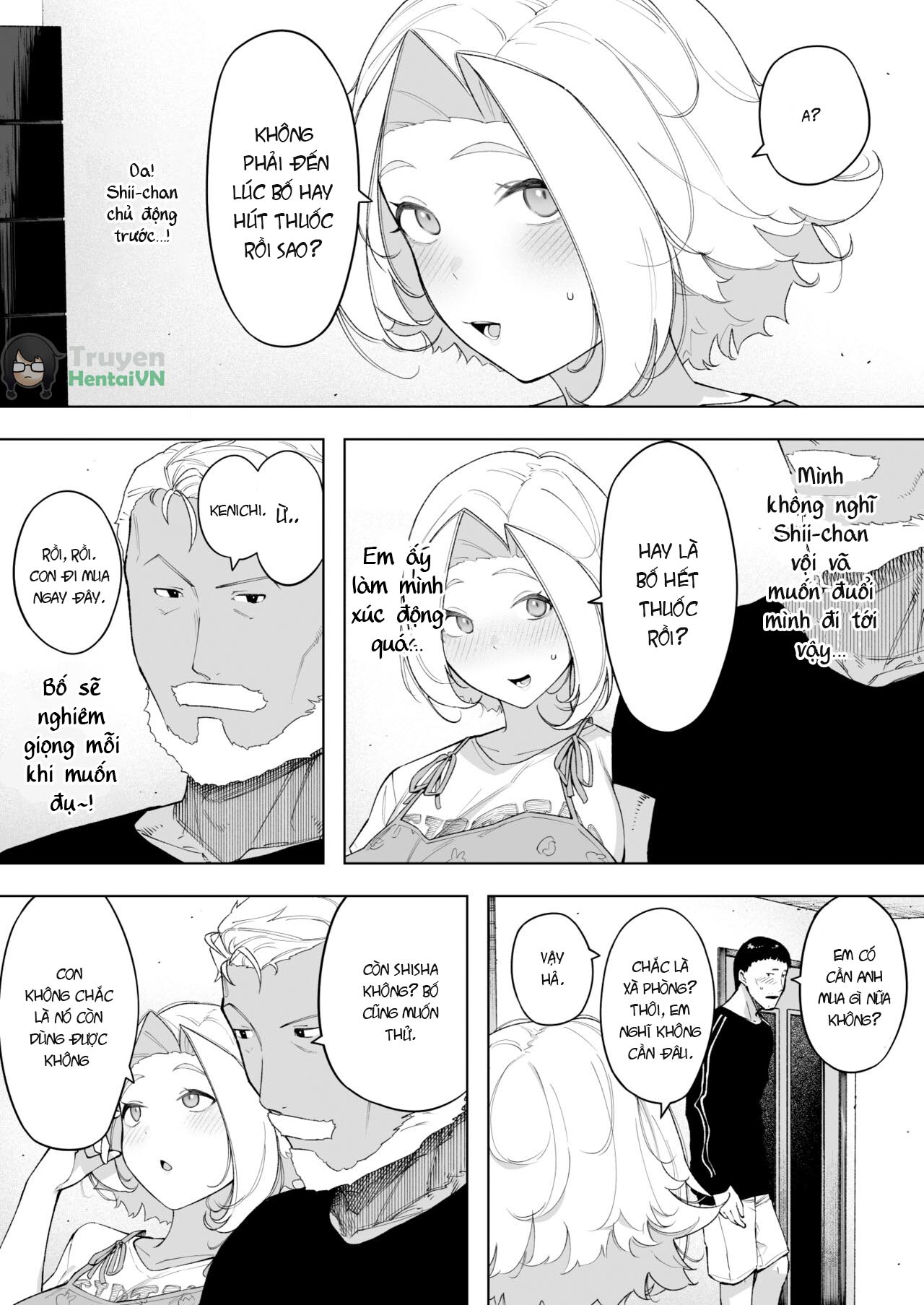 Đọc truyện hentai Bố chồng cùng con cụp ngon nghẻ - oneshot