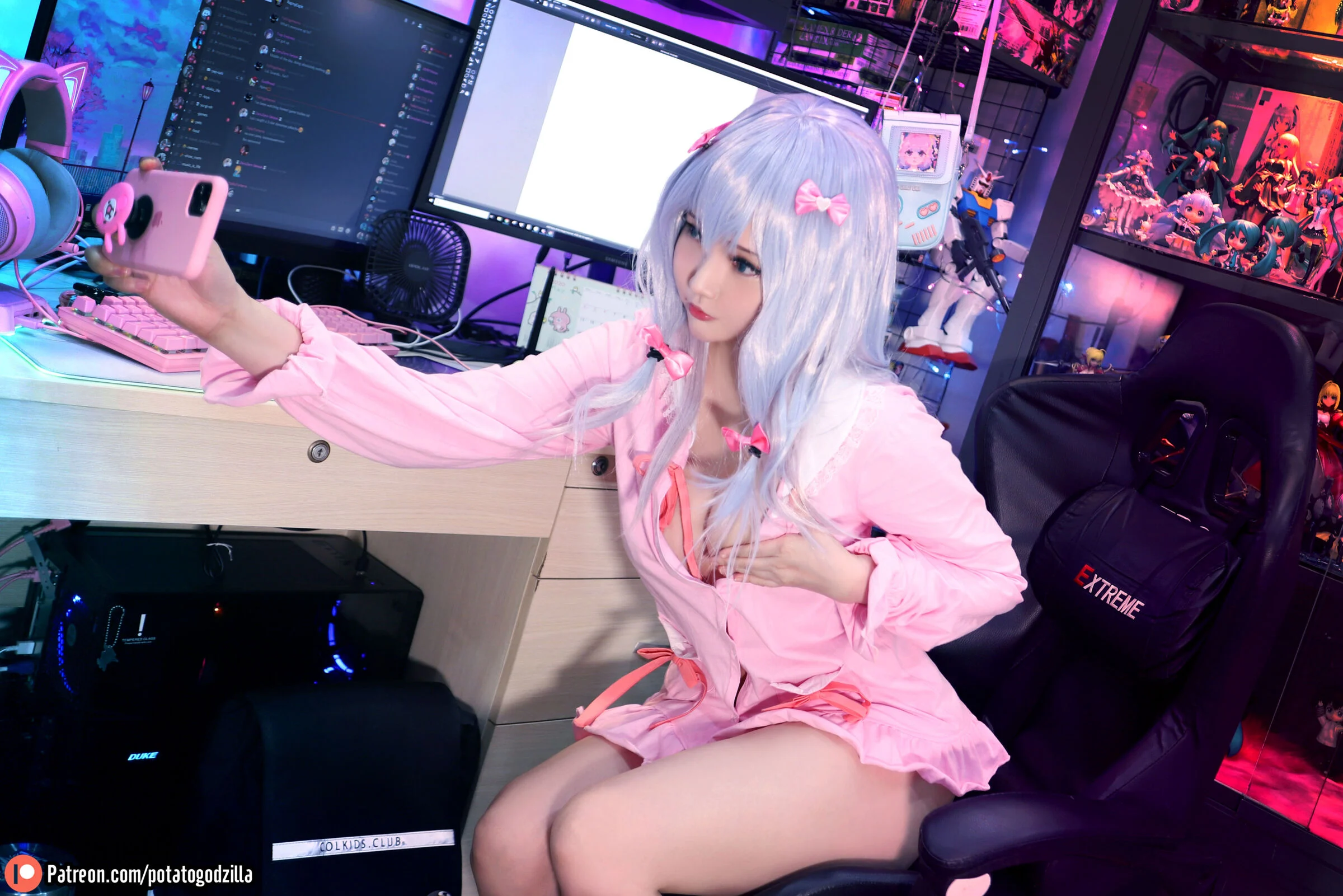 Đọc truyện hentai Tuyển tập Albums siêu phẩm Cosplay - Chap 467 - Potato Godzilla - Sagiri