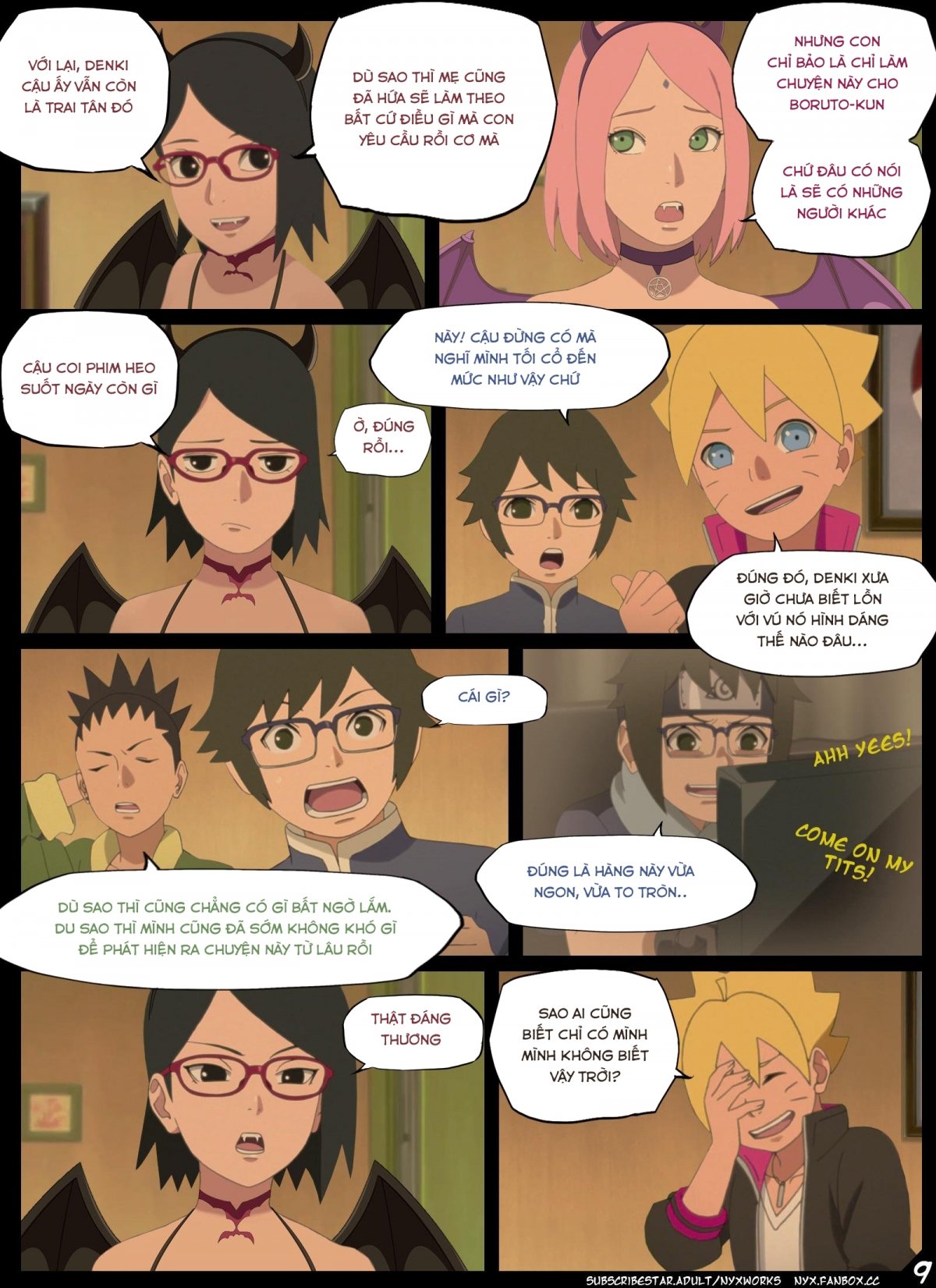 Đọc truyện hentai Đêm của succubus mắt đỏ (Naruto) - Oneshot
