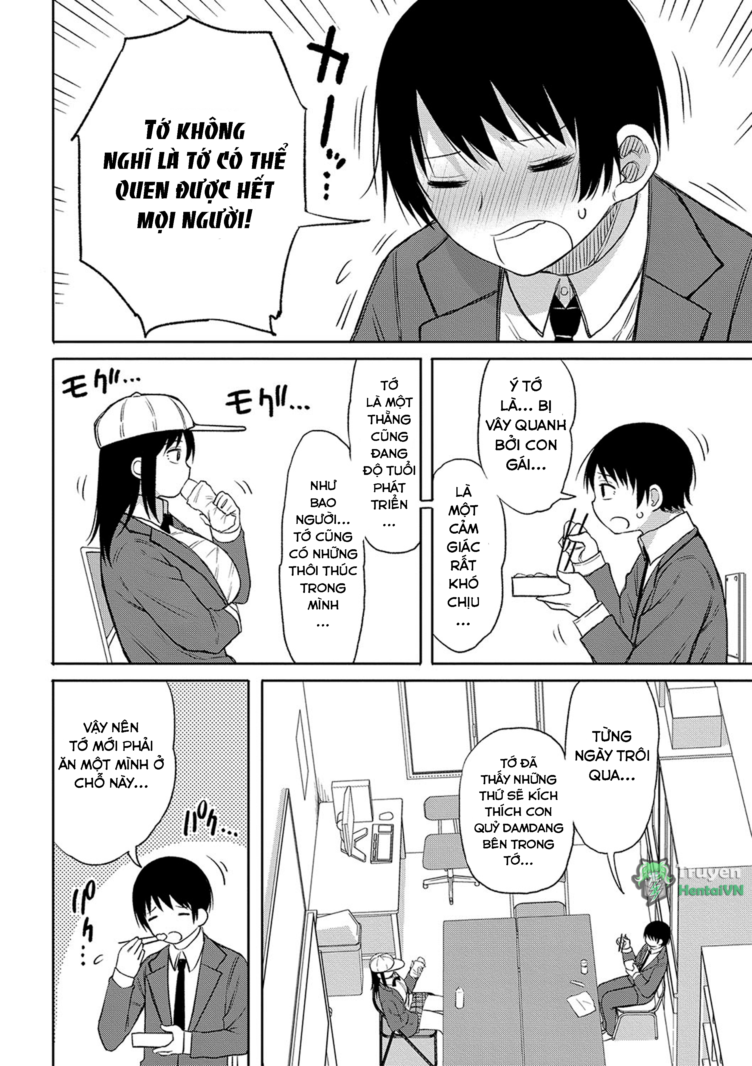 Đọc truyện hentai Kotoshi kara Kyougaku no Gakkou ni Nyuugaku shitara Otoko ga Boku dake datta - Chap 3