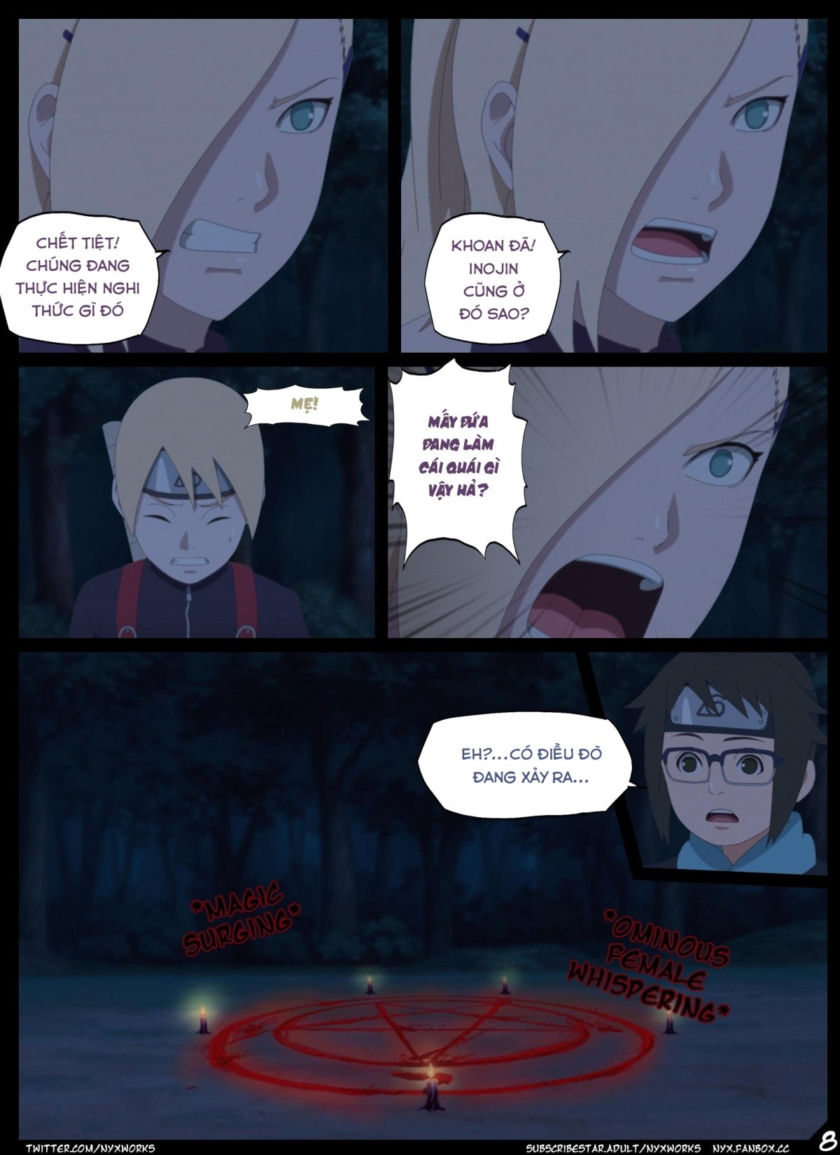 Đọc truyện hentai Đêm nghi lễ (Naruto) - Oneshot