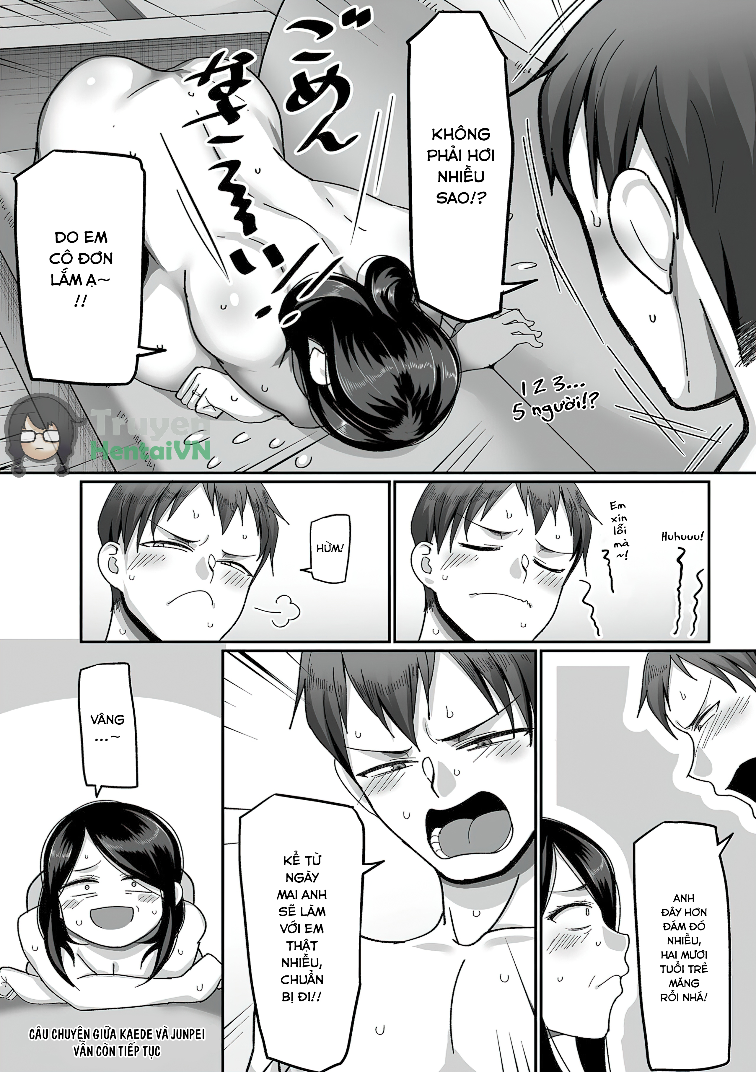 Đọc truyện hentai Chịch lại người yêu sau 20 năm cấp đông - Kaede và junpei