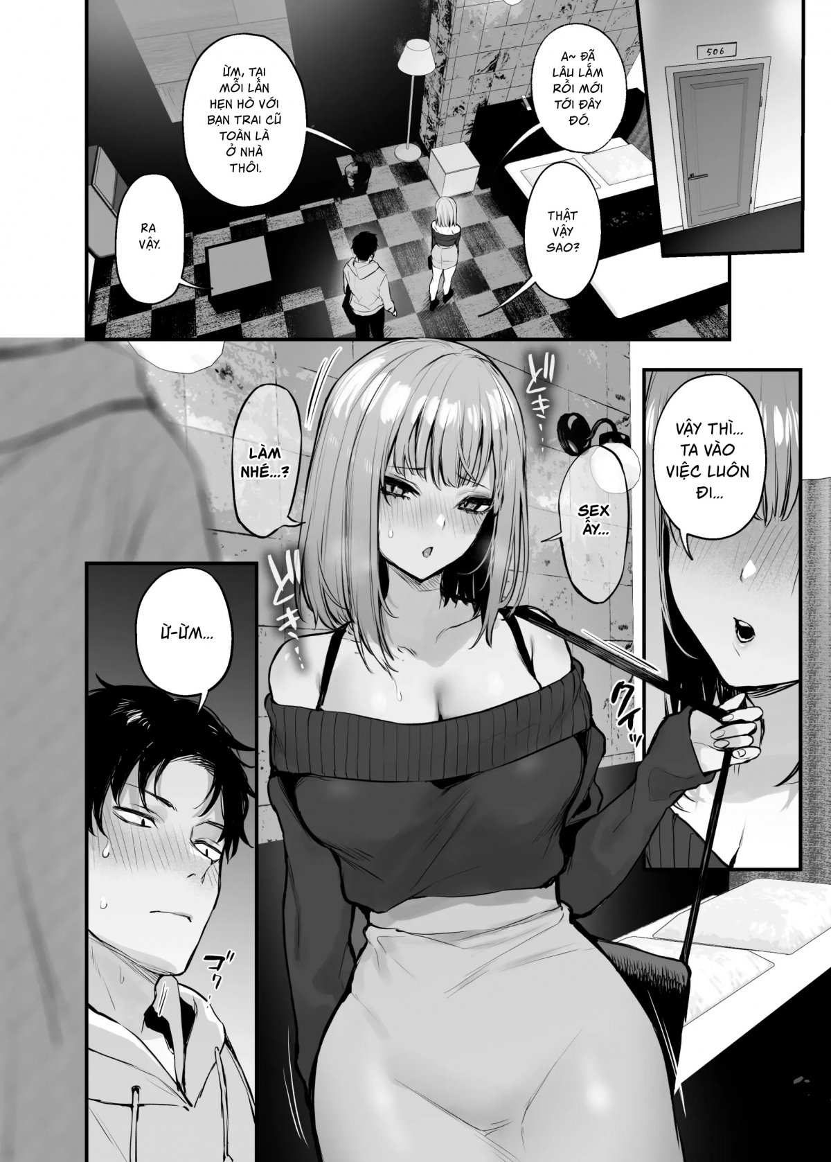 Đọc truyện hentai Làm tình với zai trên mạng - Oneshot