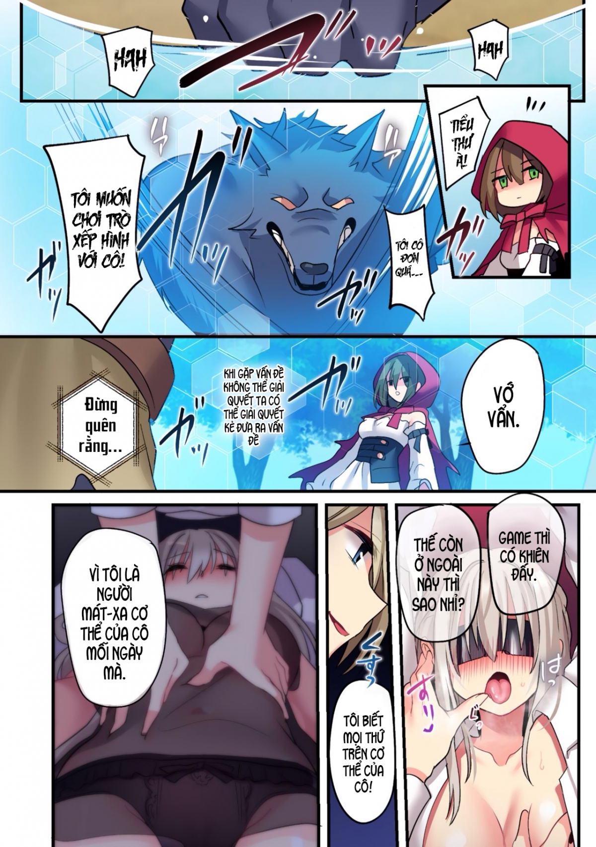 Đọc truyện hentai Cô bé quàng khăn đỏ - Oneshot