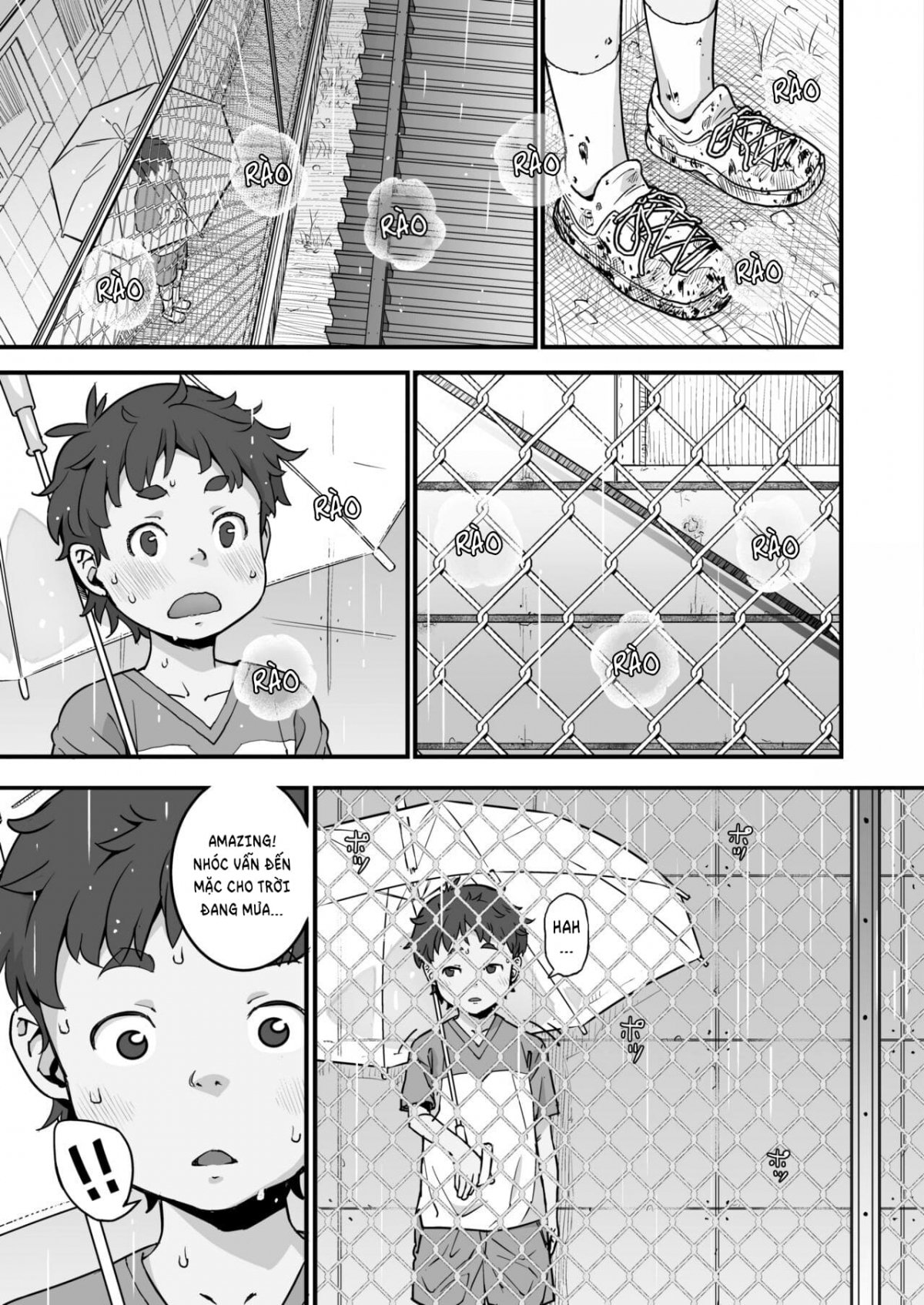Đọc truyện hentai Ký ức ngày hè qua hàng rào lưới thép - 1 Bắn