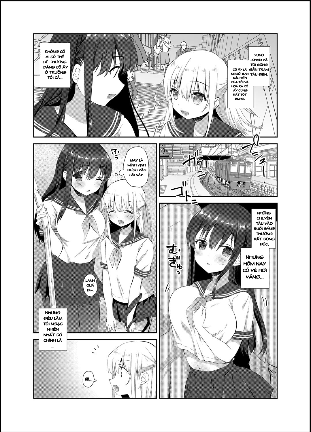 Đọc truyện hentai Chikan no Sonzai Shinai Subarashii Sekai - Oneshot
