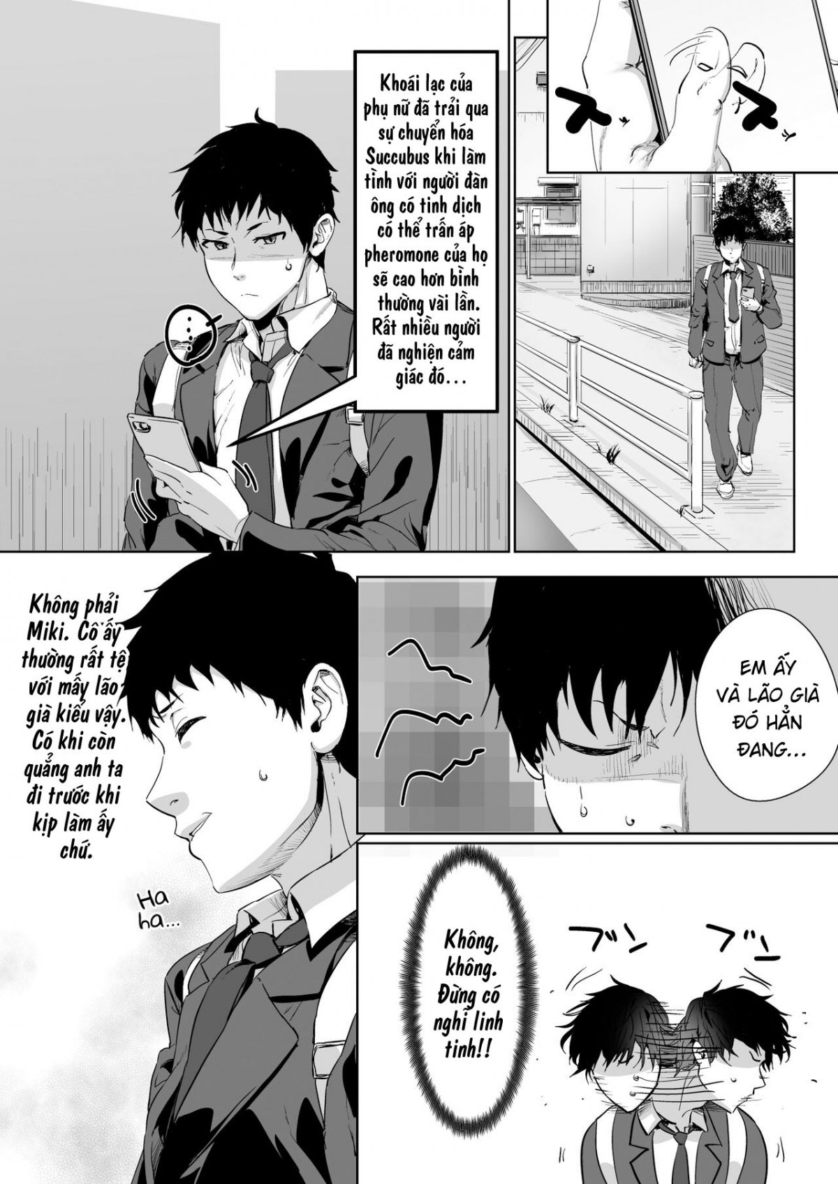 Đọc truyện hentai Onnanoko ga Aru Hi Totsuzen Succubus ni Natte Shimau Sekai no Hanashi - Oneshot