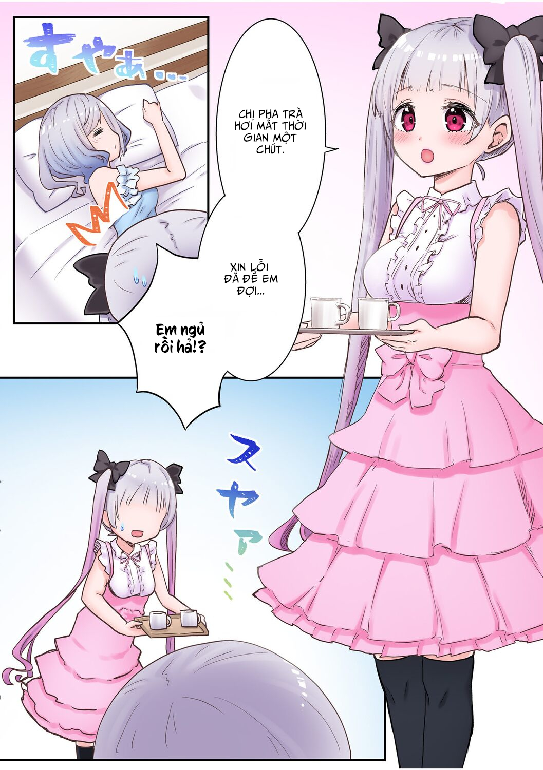 Đọc truyện hentai Twin Sisters' Yuri Life - Chap 1