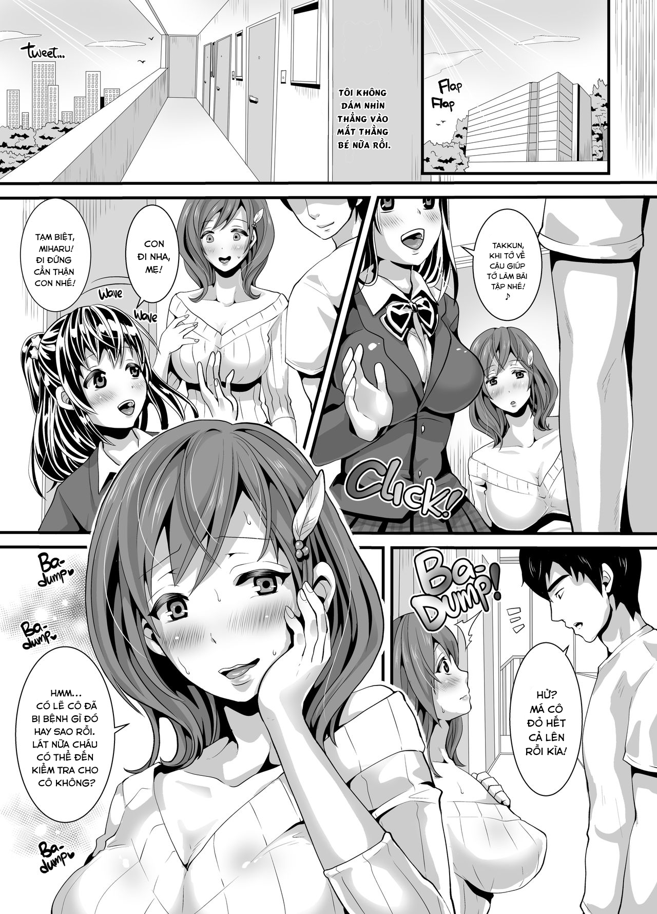 Đọc truyện hentai Musume made mo ga Nikubenki ni Naritasou ni Kochira o Miteiru - Chap 1