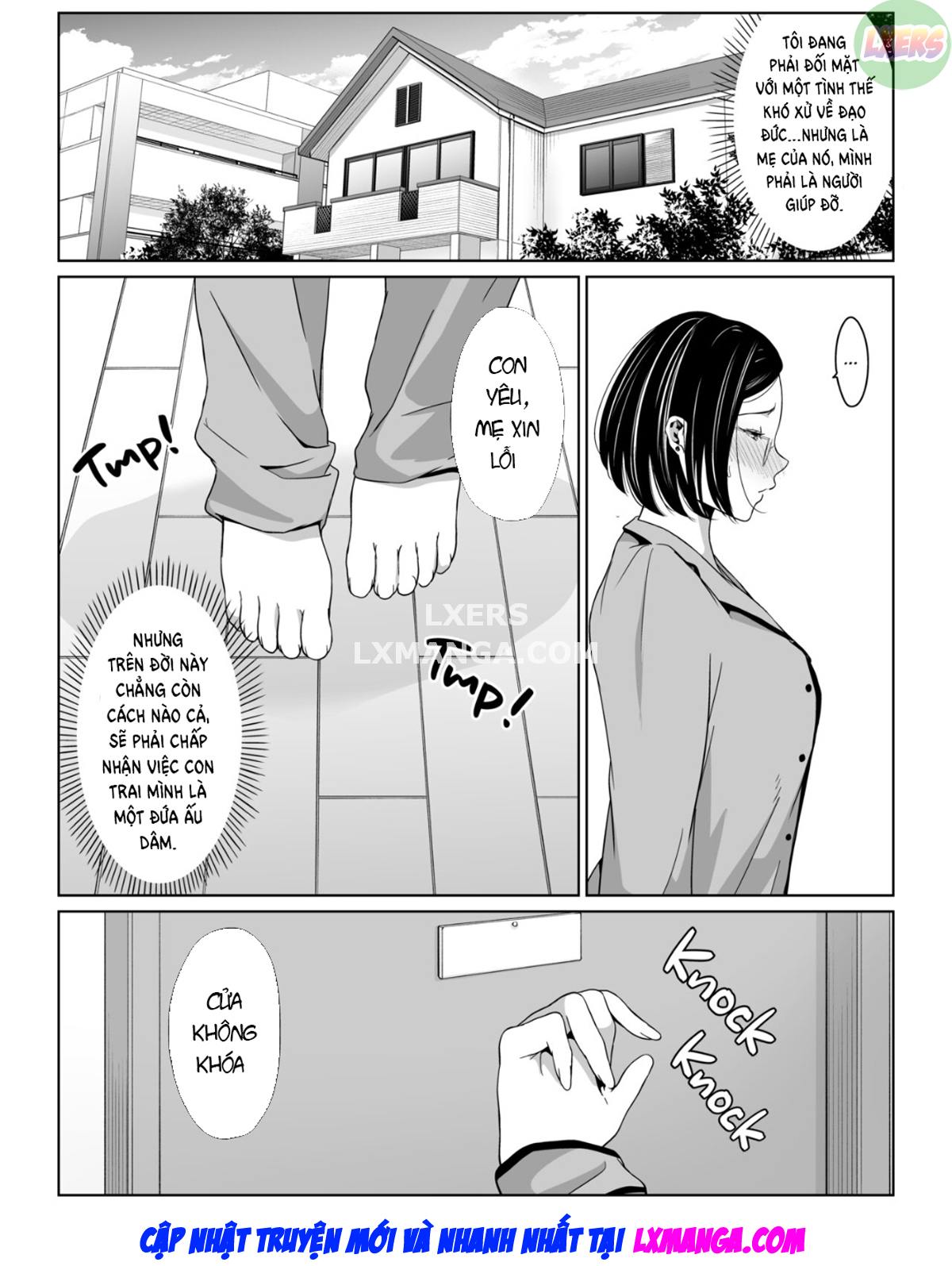 Đọc truyện hentai Okaa-san de Gaman Shinasai - Patient with mother - Oneshot