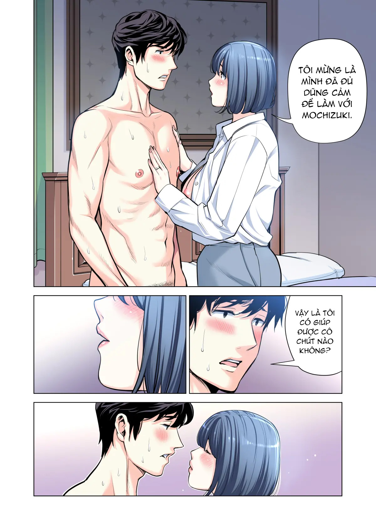 Đọc truyện hentai Bà chị có chồng ở tổ dân phố rất gợi tình 3: Bữa ăn của người có chồng - Oneshot