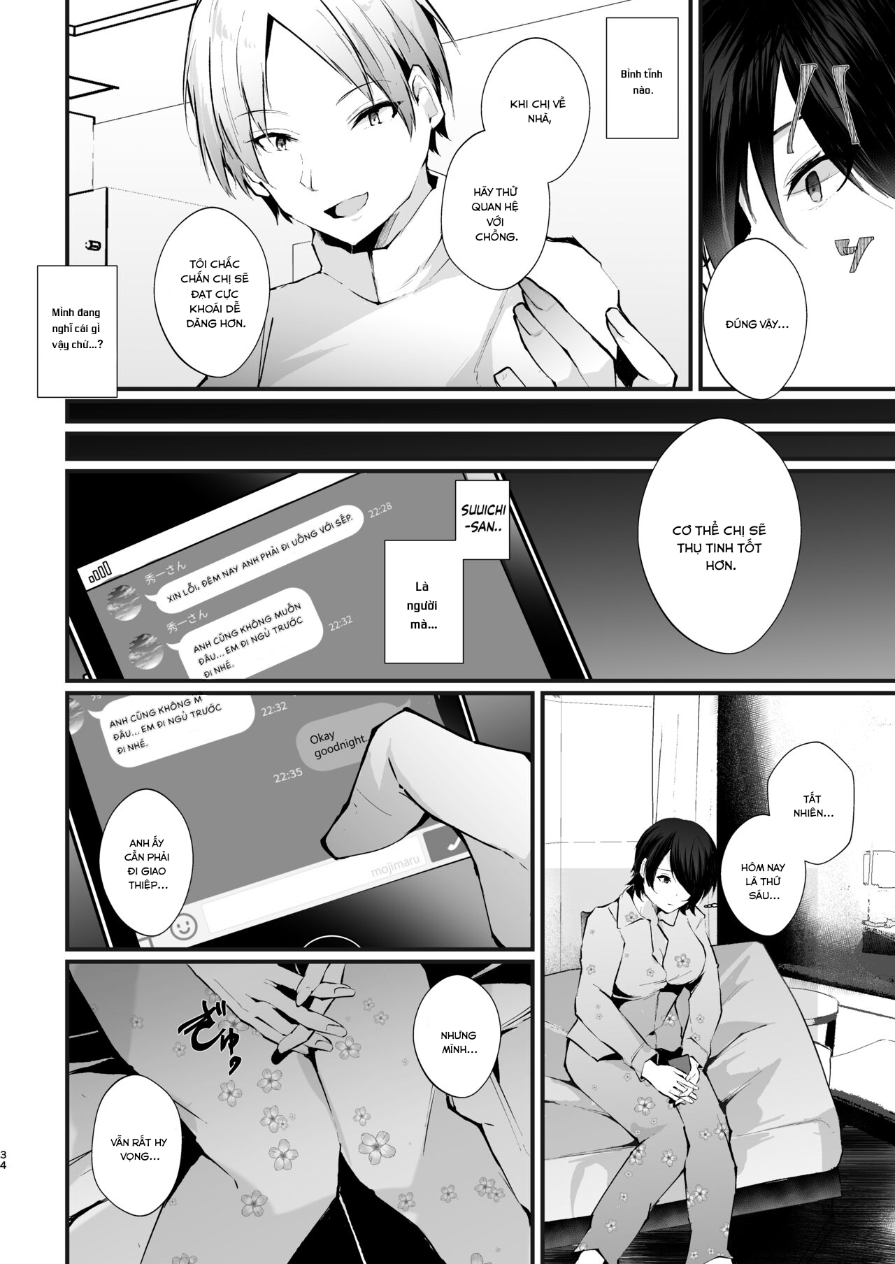 Đọc truyện hentai Bà nội trợ ngực khủng bị trầm cảm - Oneshot