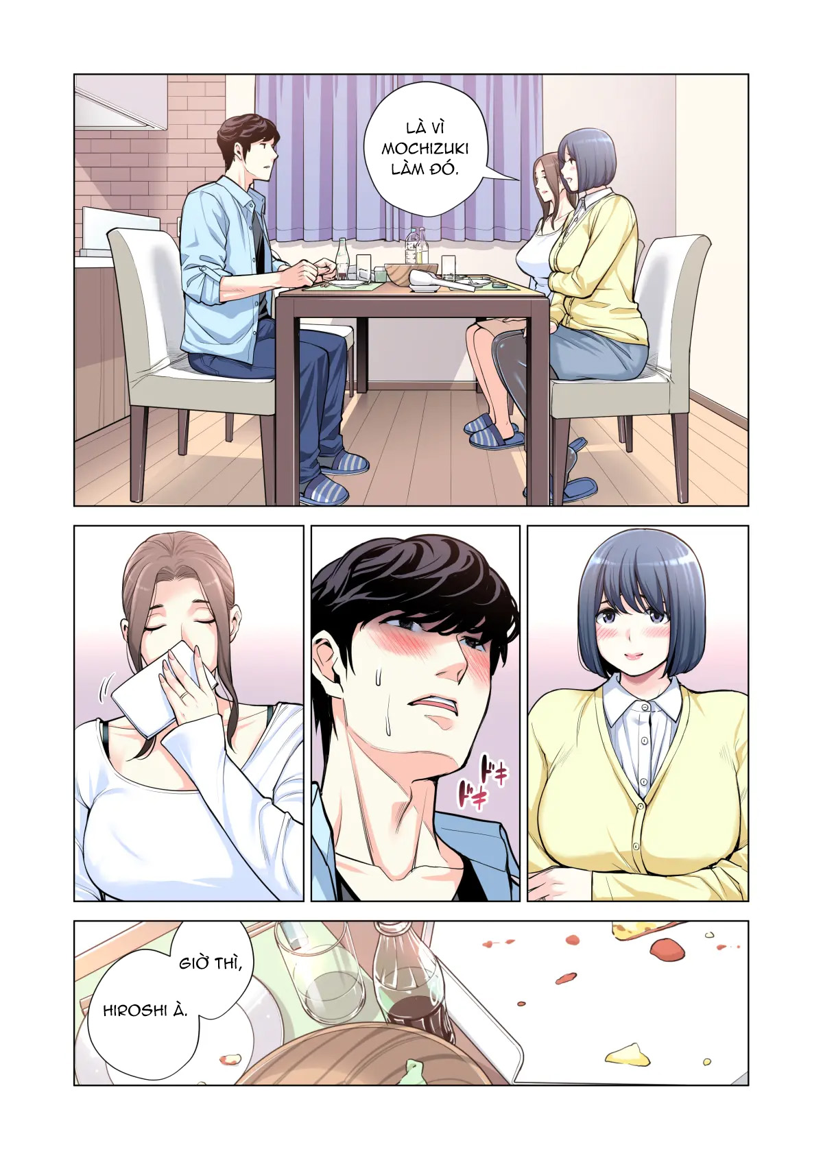 Đọc truyện hentai Bà chị có chồng ở tổ dân phố rất gợi tình 3: Bữa ăn của người có chồng - Oneshot