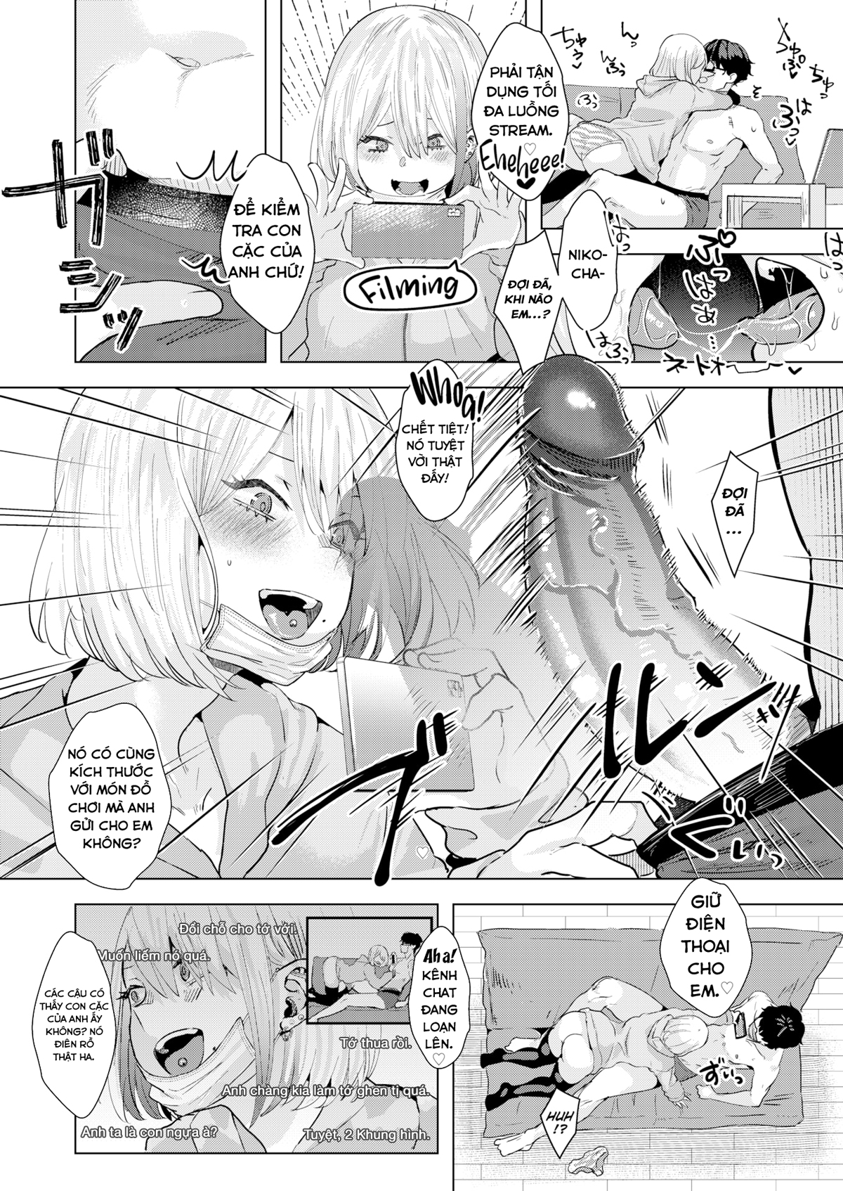 Đọc truyện hentai Bắt đầu Stream thôi nào!! - Oneshot: Tại nhà